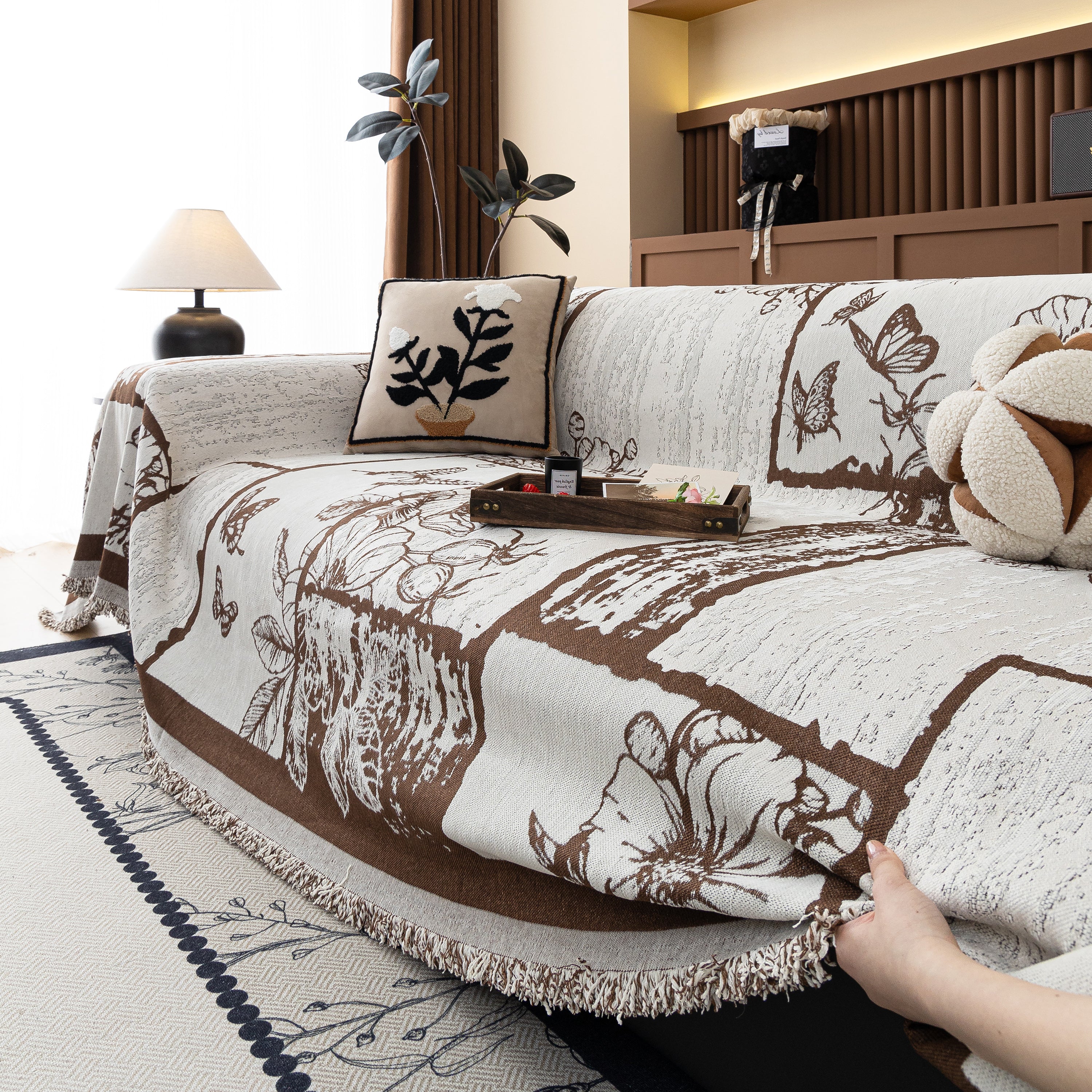 Fashion Couch Cover Blanket Bohemian Sectional Sofa Protector Furniture Covers For Sofas