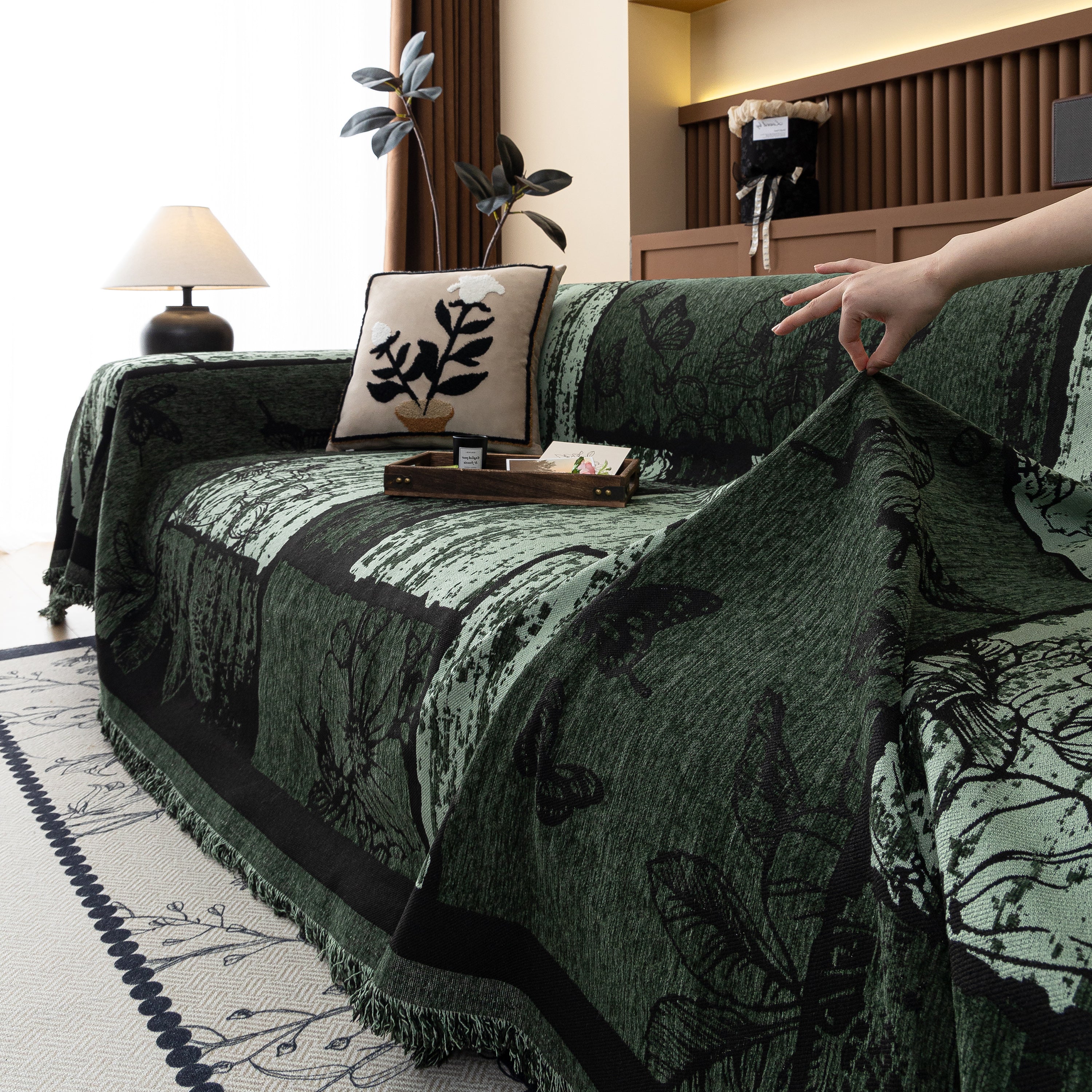Fashion Couch Cover Blanket Bohemian Sectional Sofa Protector Furniture Covers For Sofas