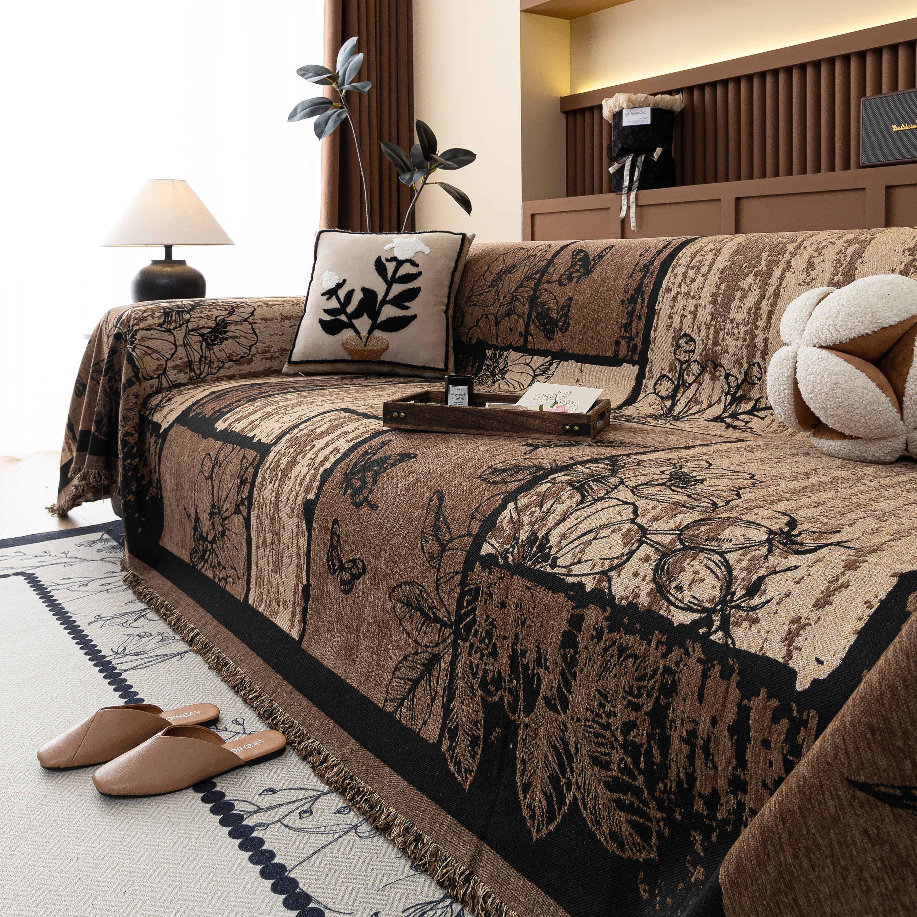 Fashion Couch Cover Blanket Bohemian Sectional Sofa Protector Furniture Covers For Sofas