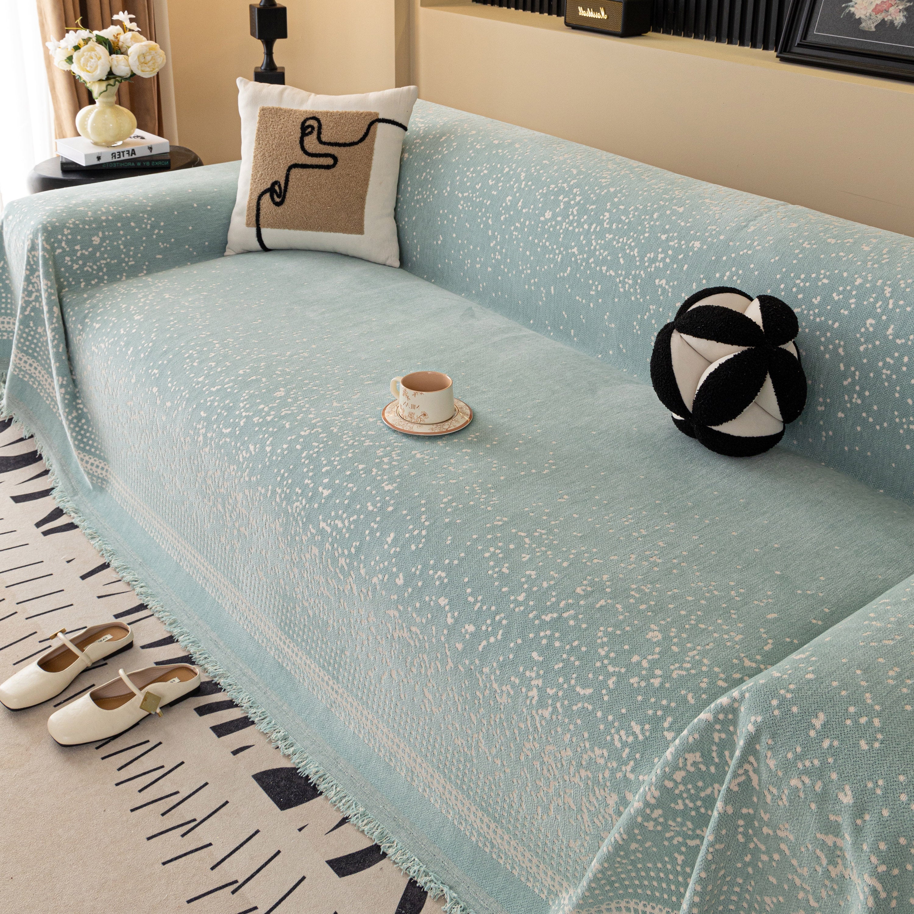 Luxury Throw Slipcovers For Sofas, Heavy-duty Sofa Protector For Sectional Sofas