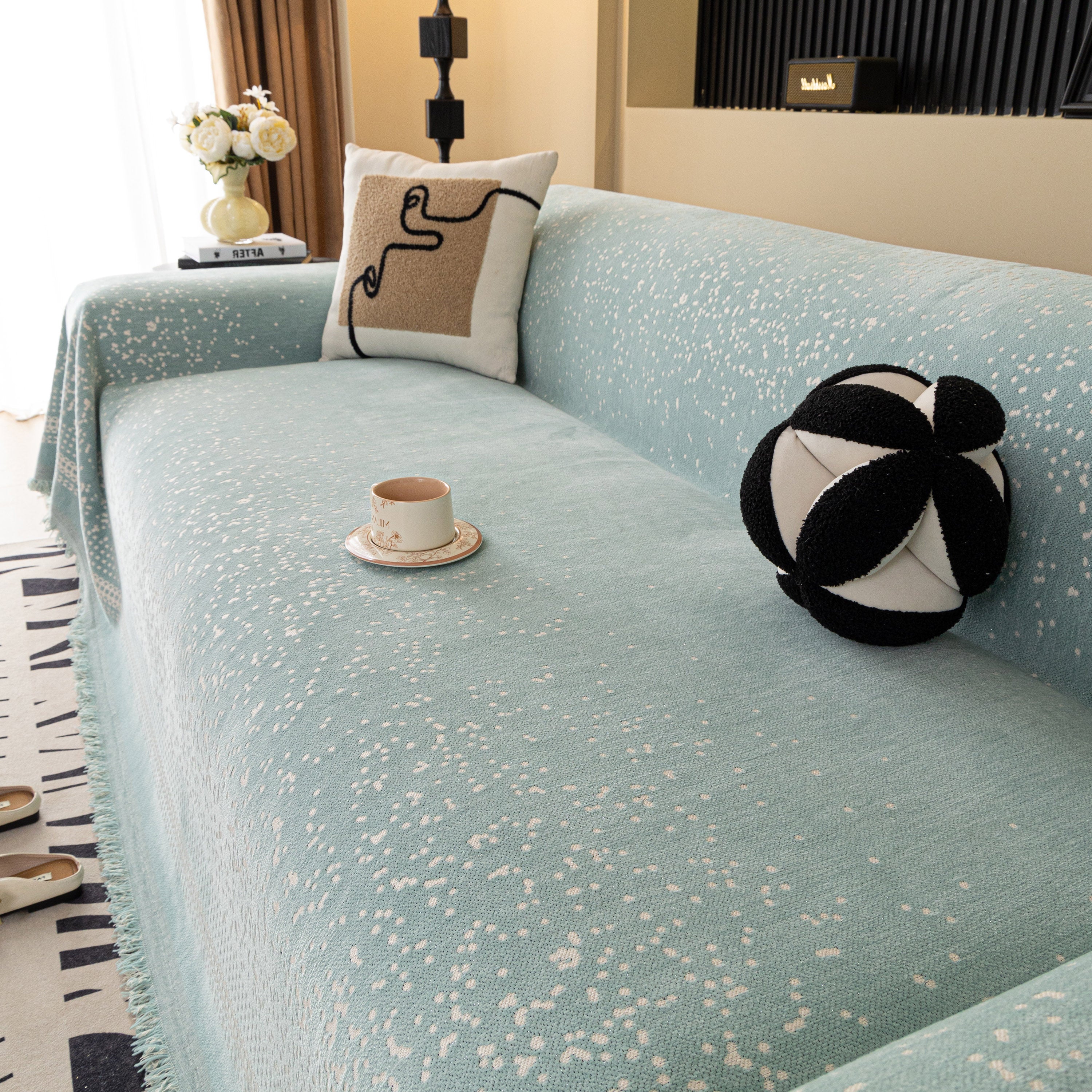 Luxury Throw Slipcovers For Sofas, Heavy-duty Sofa Protector For Sectional Sofas