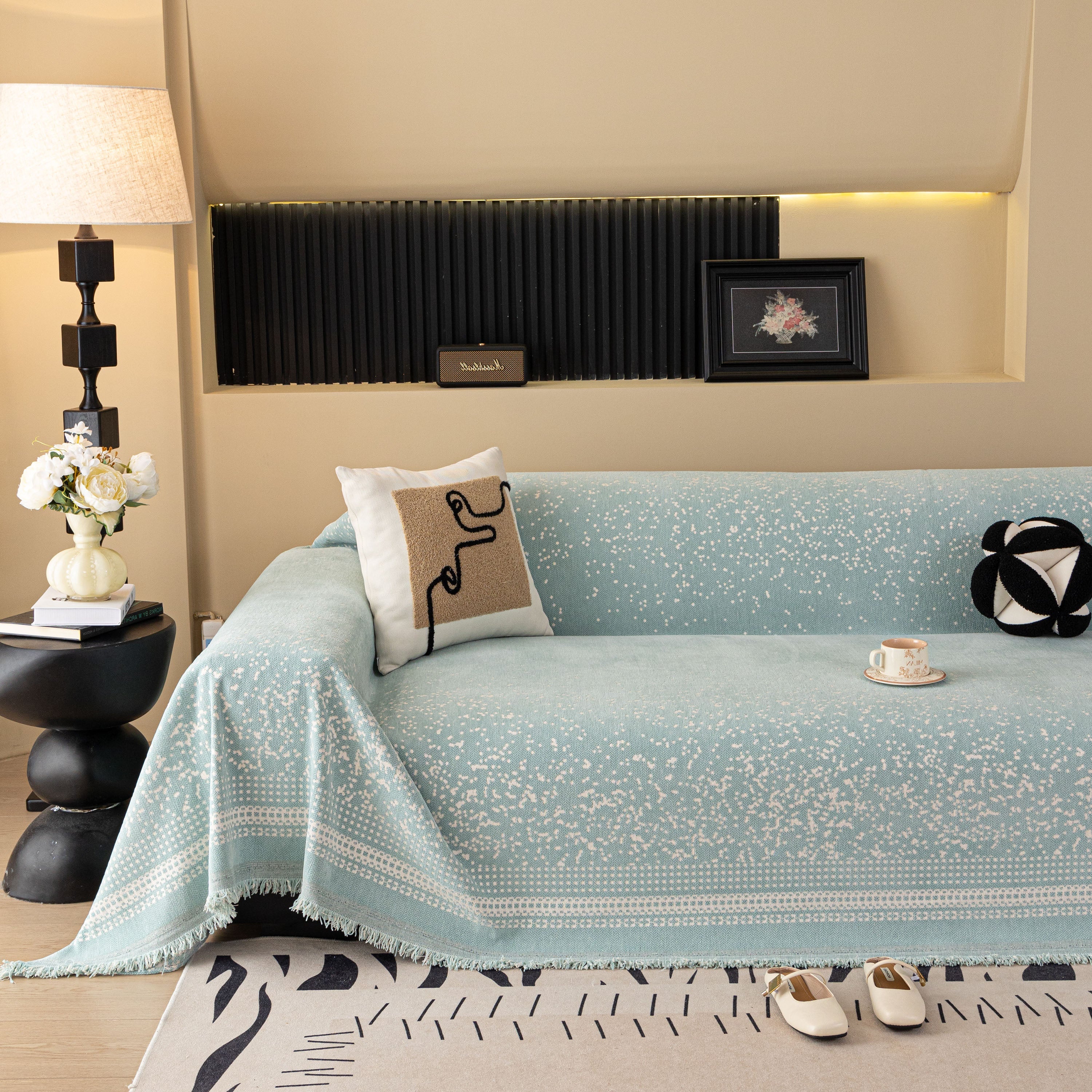 Luxury Throw Slipcovers For Sofas, Heavy-duty Sofa Protector For Sectional Sofas