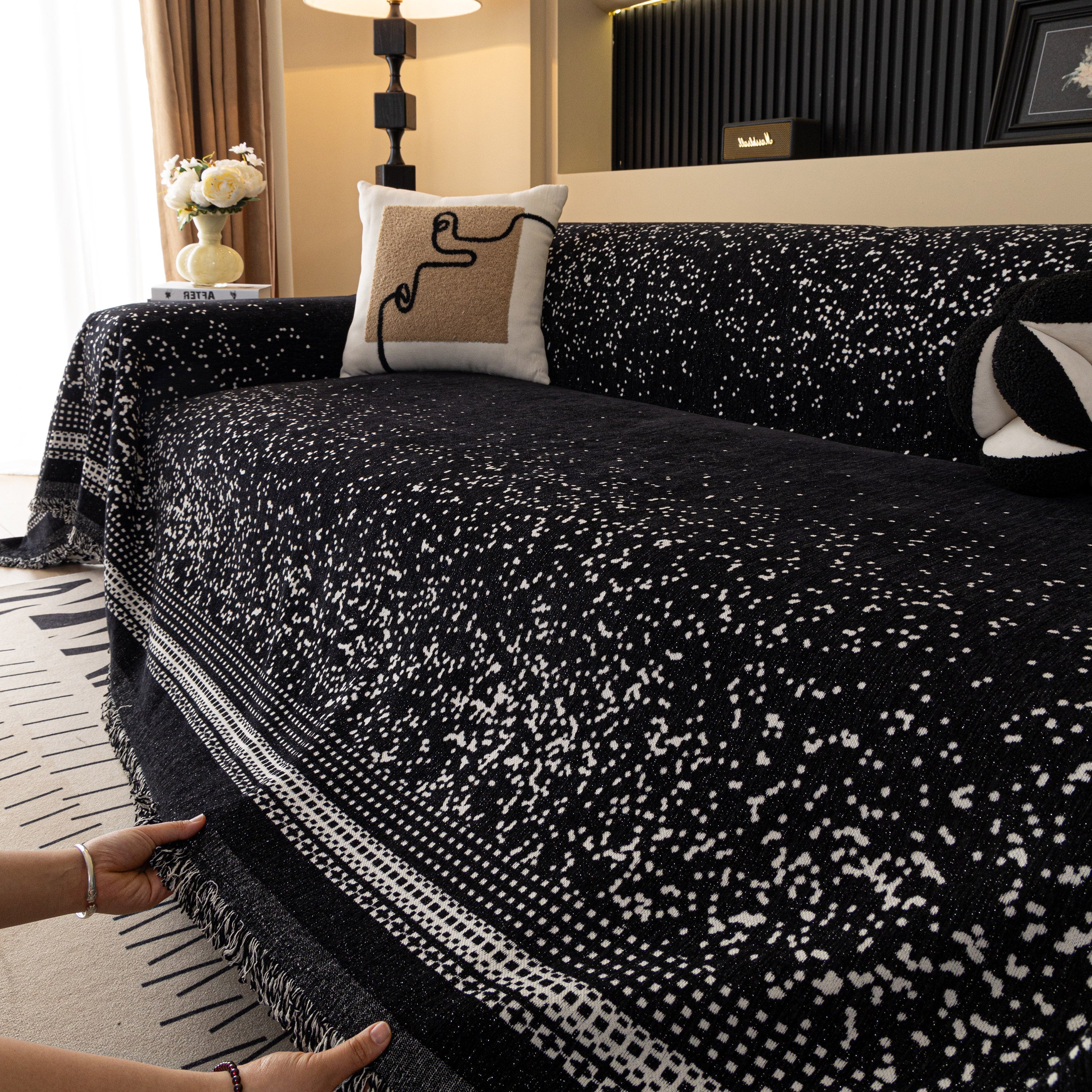Luxury Throw Slipcovers For Sofas, Heavy-duty Sofa Protector For Sectional Sofas