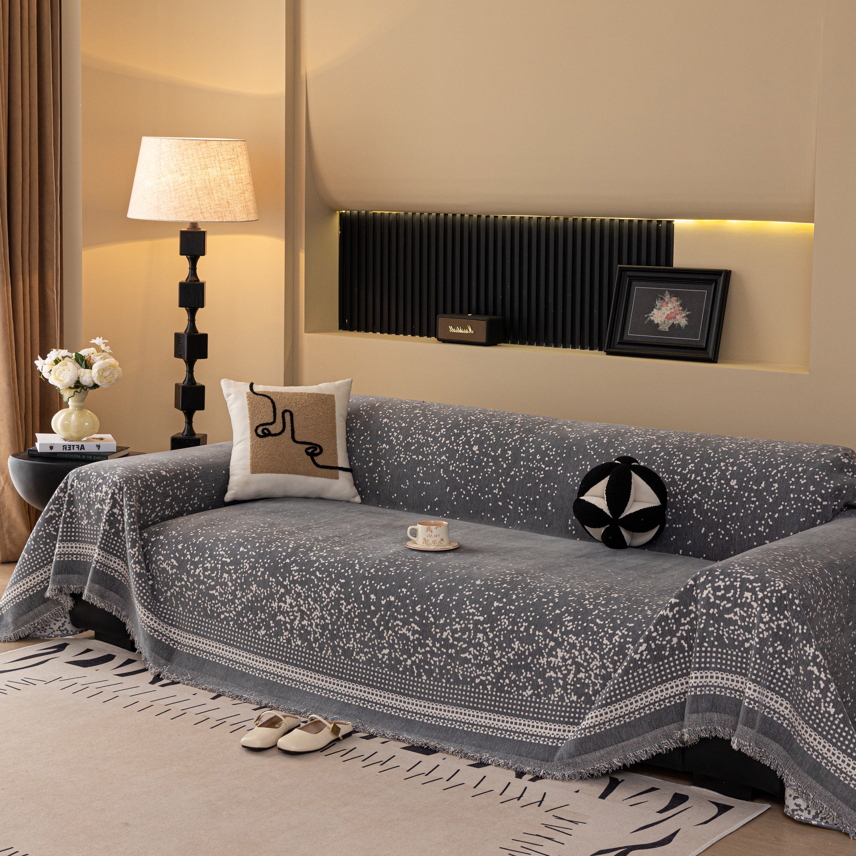 Luxury Throw Slipcovers For Sofas, Heavy-duty Sofa Protector For Sectional Sofas
