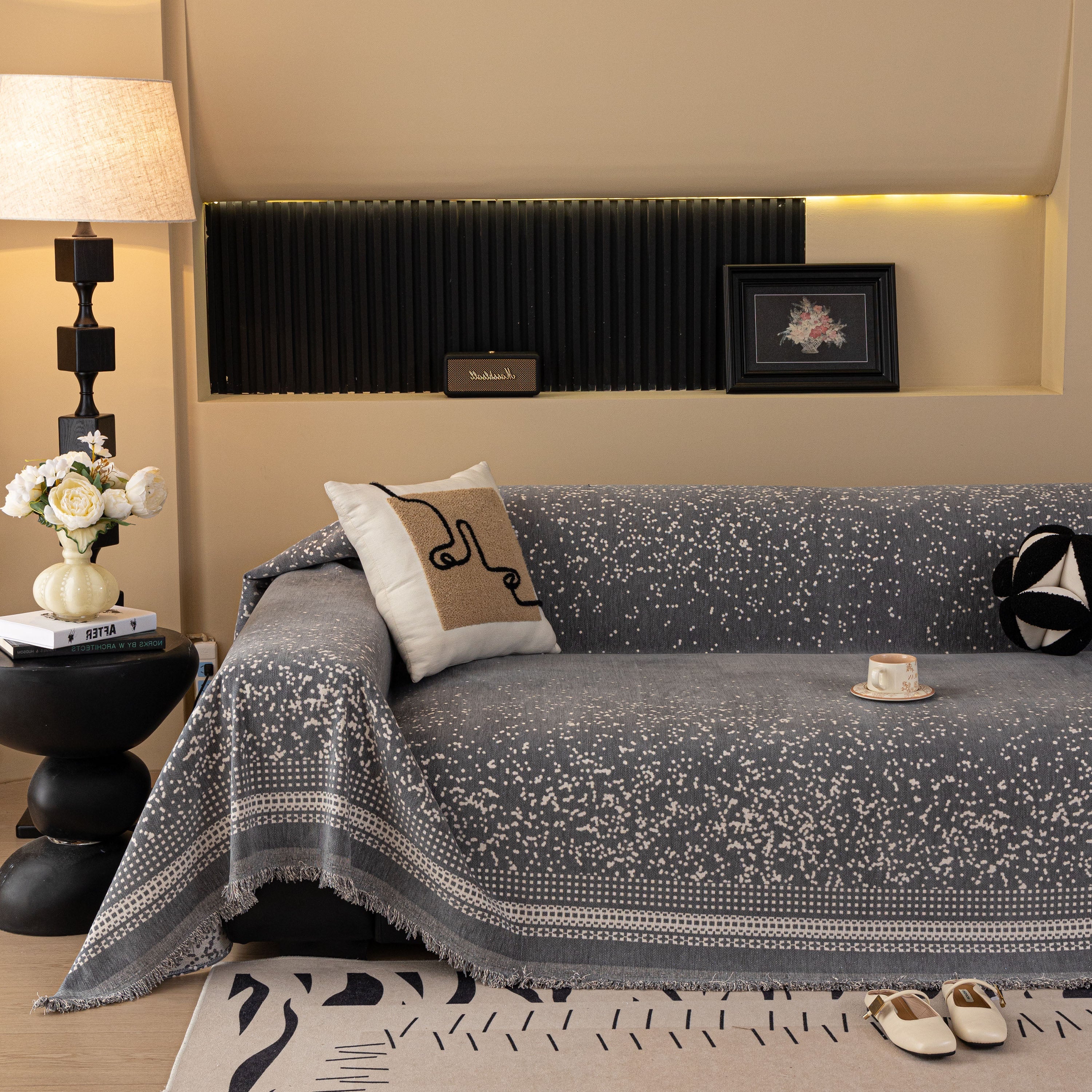 Luxury Throw Slipcovers For Sofas, Heavy-duty Sofa Protector For Sectional Sofas