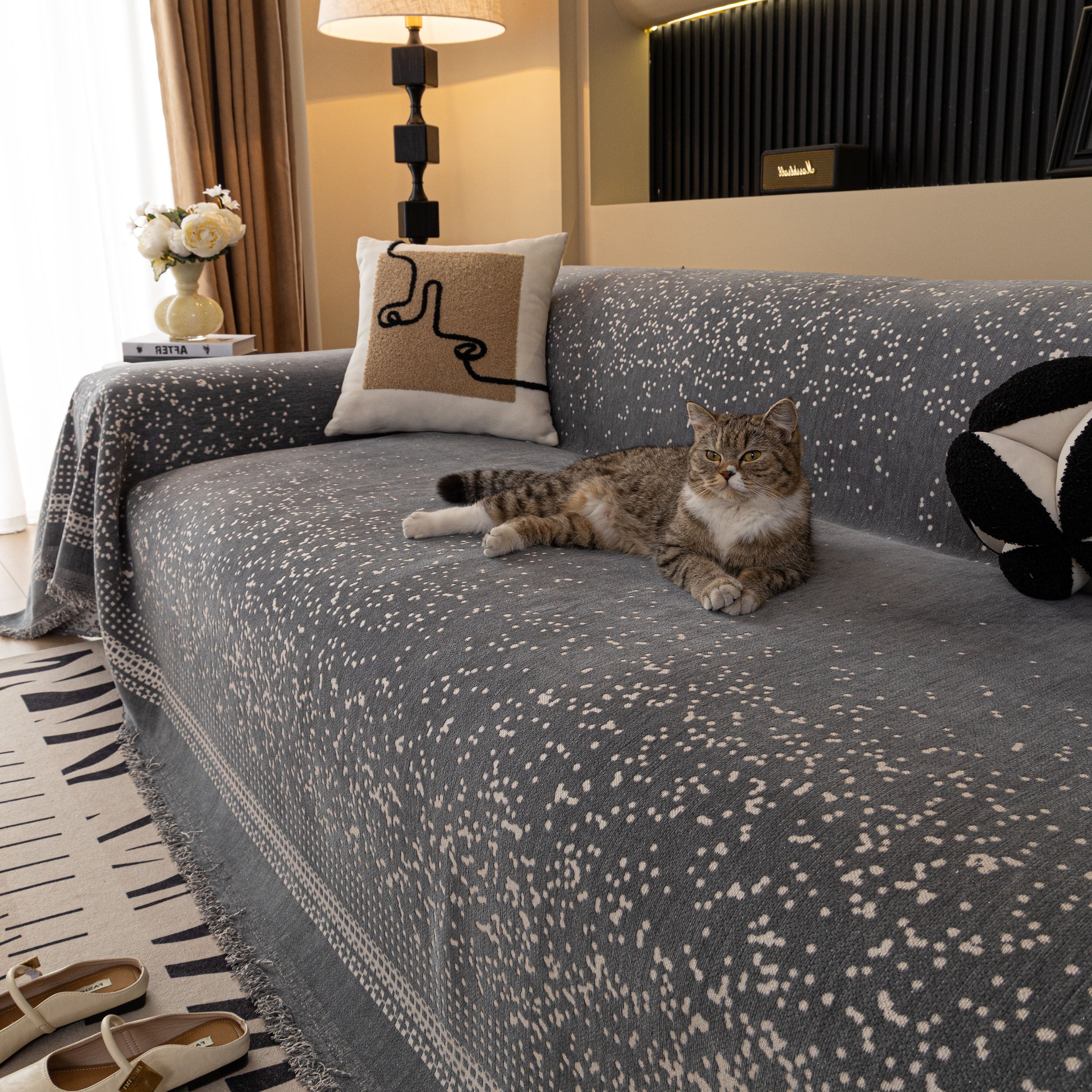 Luxury Throw Slipcovers For Sofas, Heavy-duty Sofa Protector For Sectional Sofas