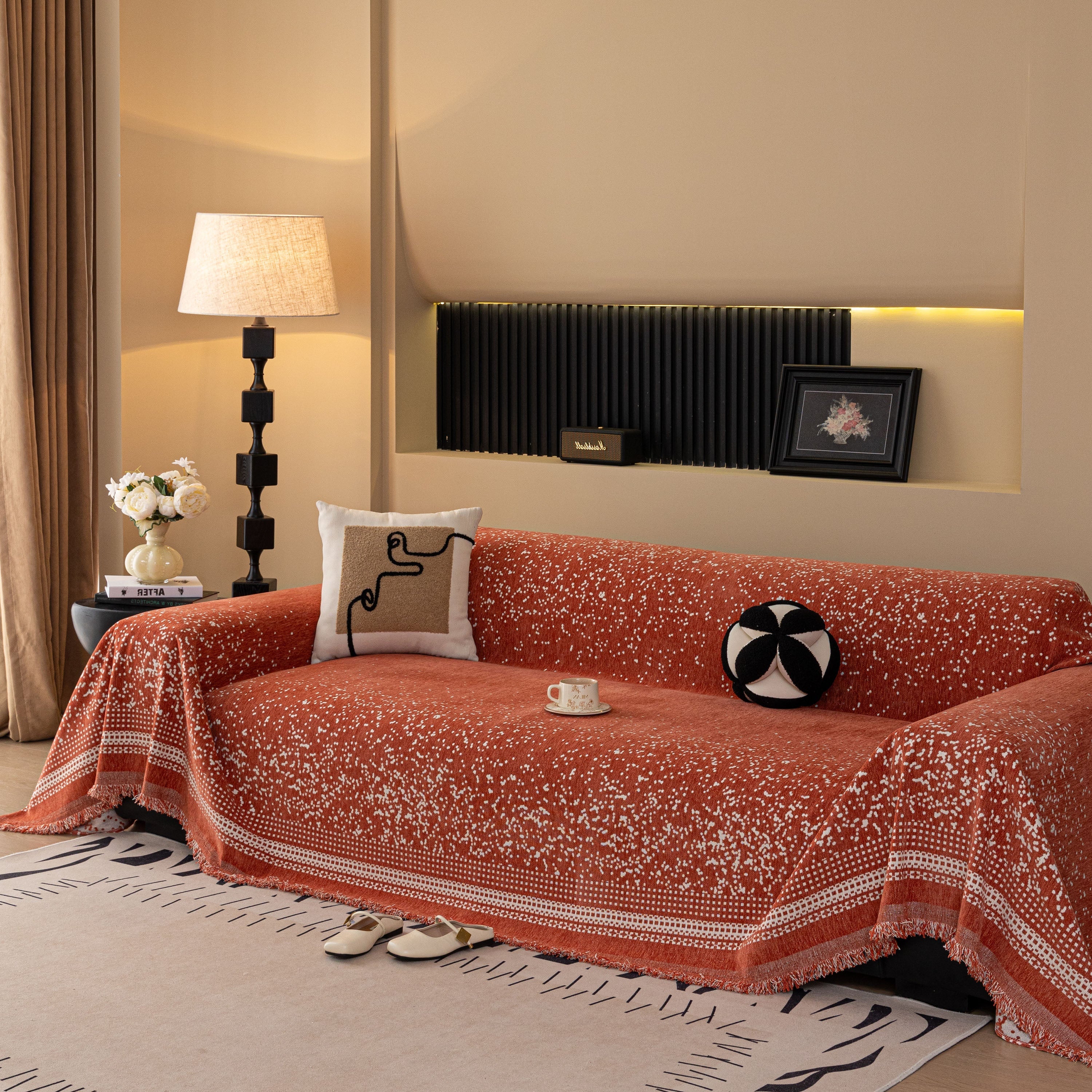 Luxury Throw Slipcovers For Sofas, Heavy-duty Sofa Protector For Sectional Sofas
