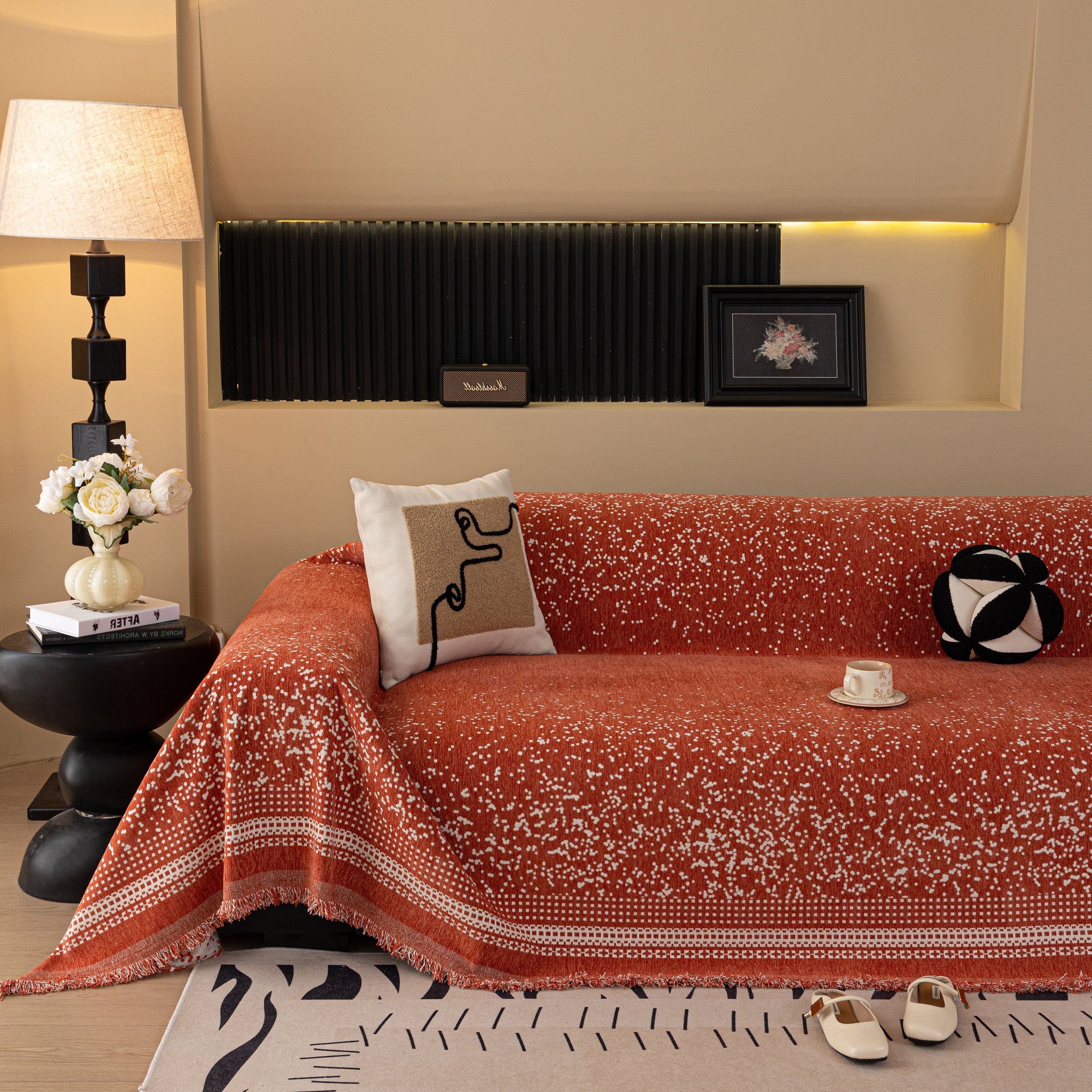 Luxury Throw Slipcovers For Sofas, Heavy-duty Sofa Protector For Sectional Sofas