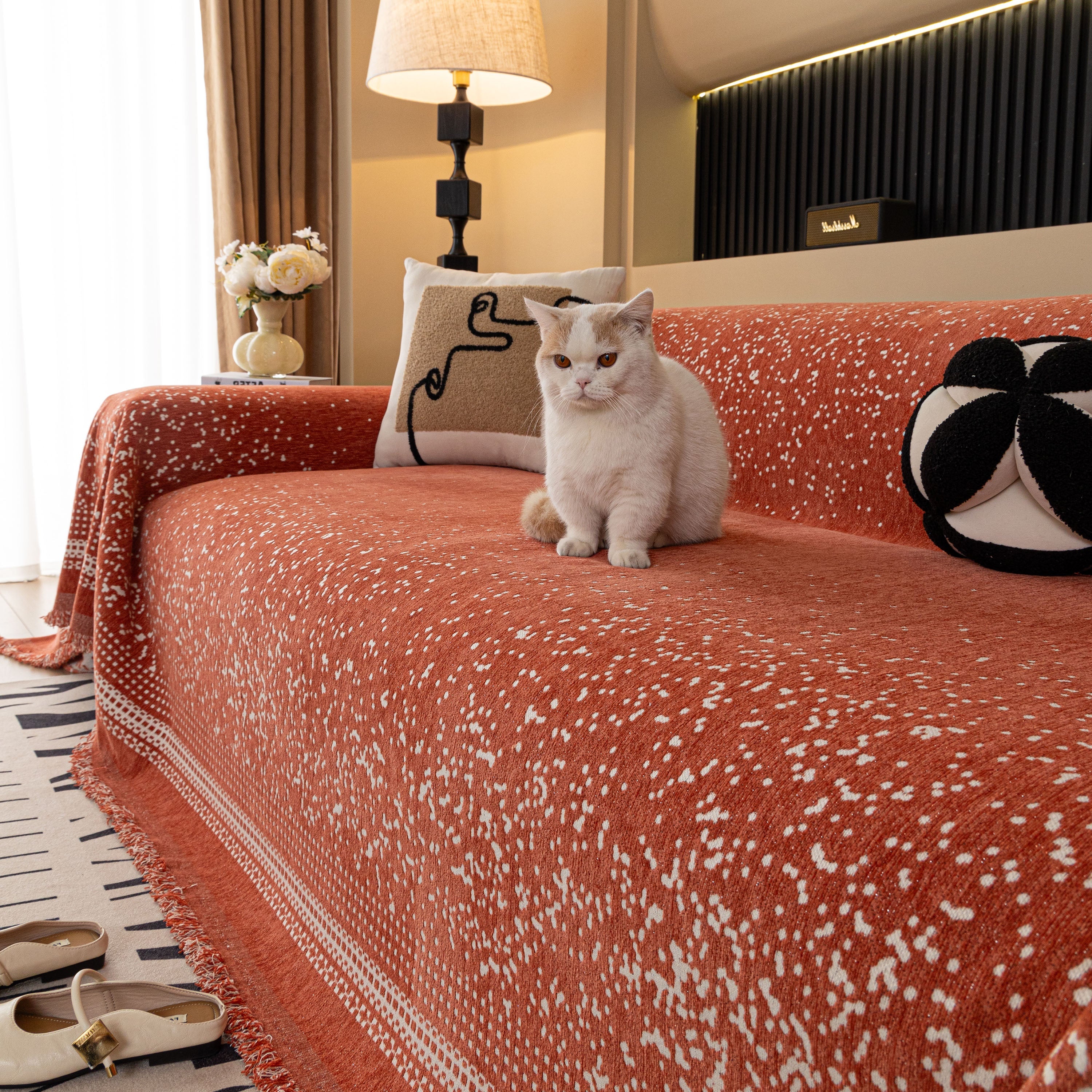 Luxury Throw Slipcovers For Sofas, Heavy-duty Sofa Protector For Sectional Sofas