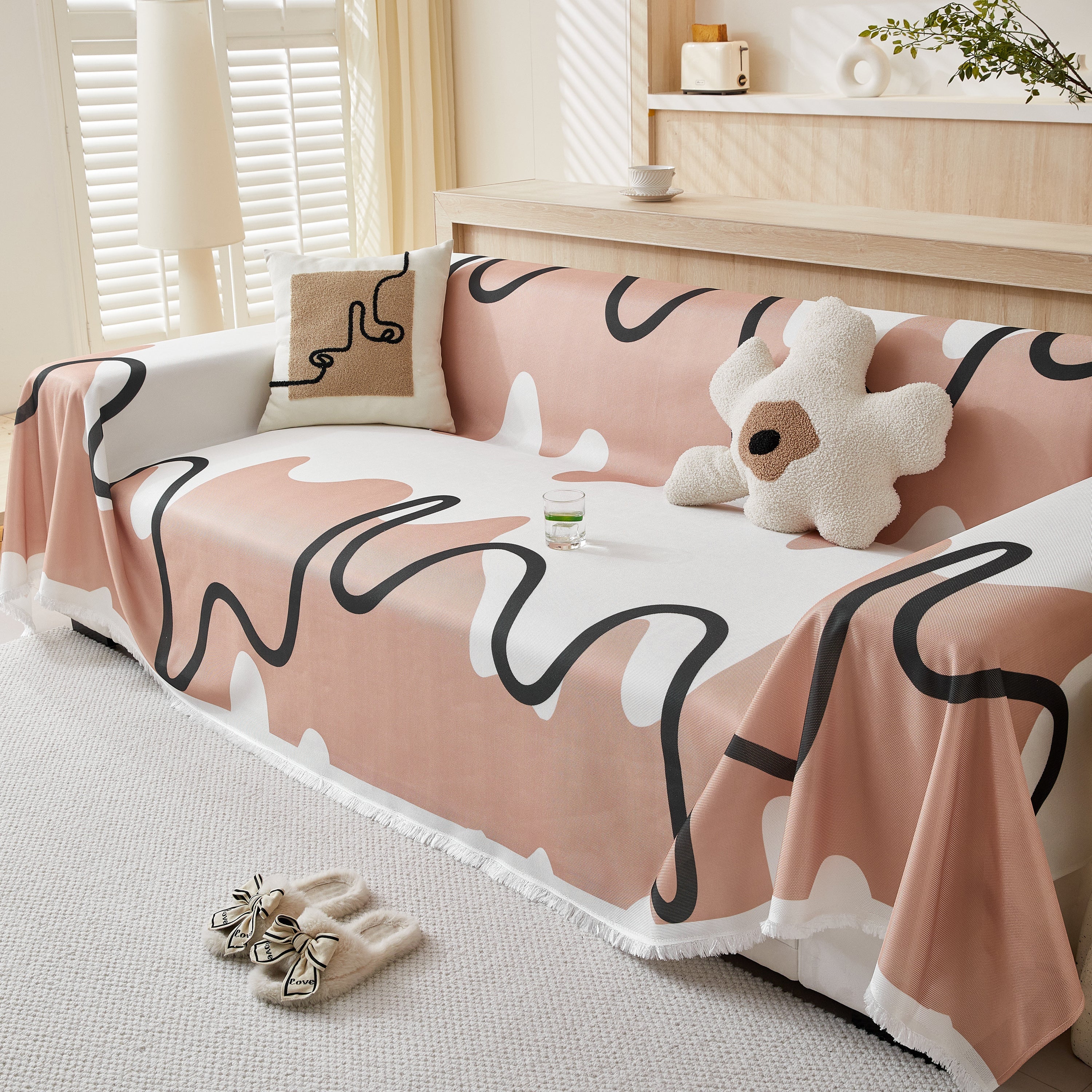 Lightweight Washed Soft Breathable Throw Blanket Perfect For Summer, Great Blanket Layer For Couch
