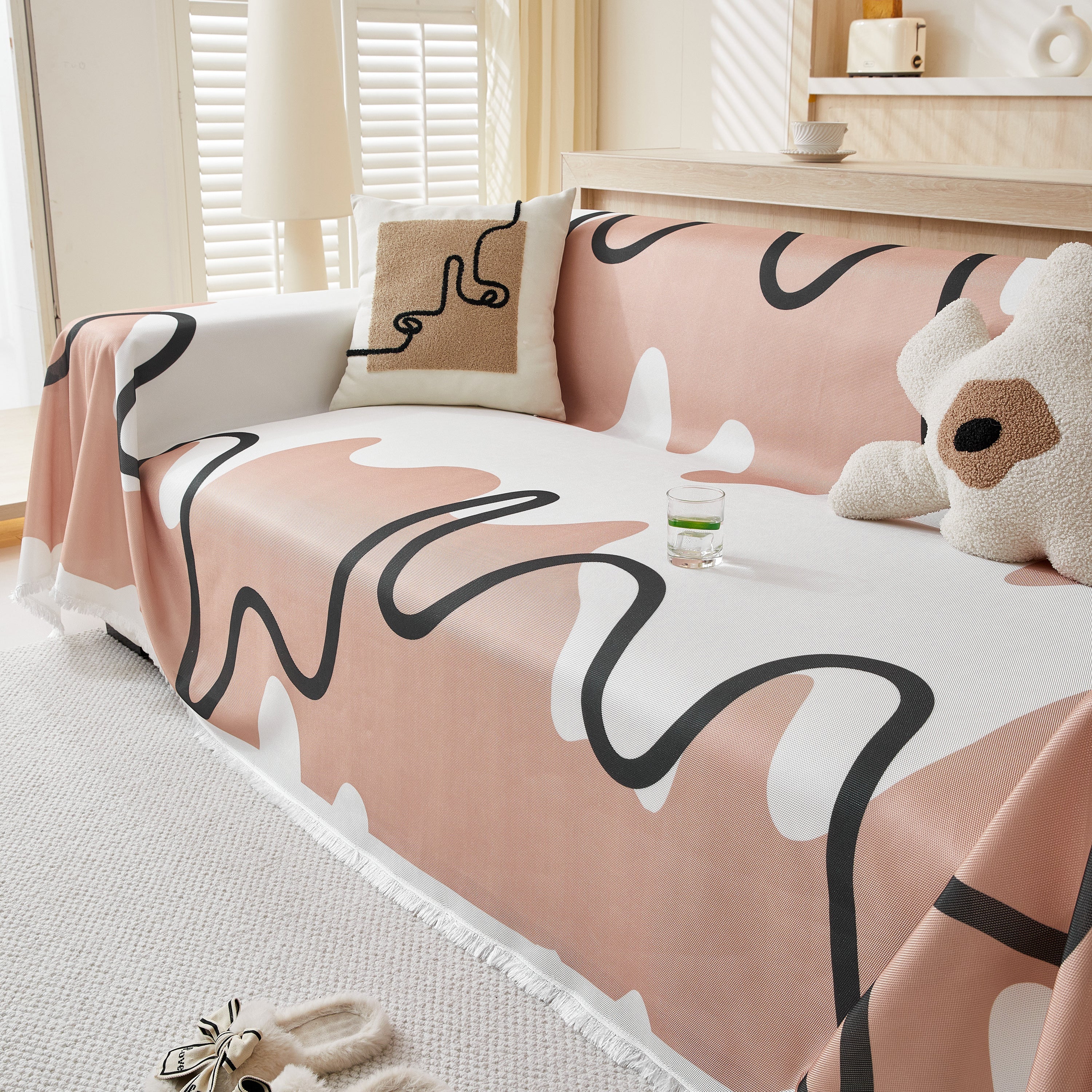 Lightweight Washed Soft Breathable Throw Blanket Perfect For Summer, Great Blanket Layer For Couch