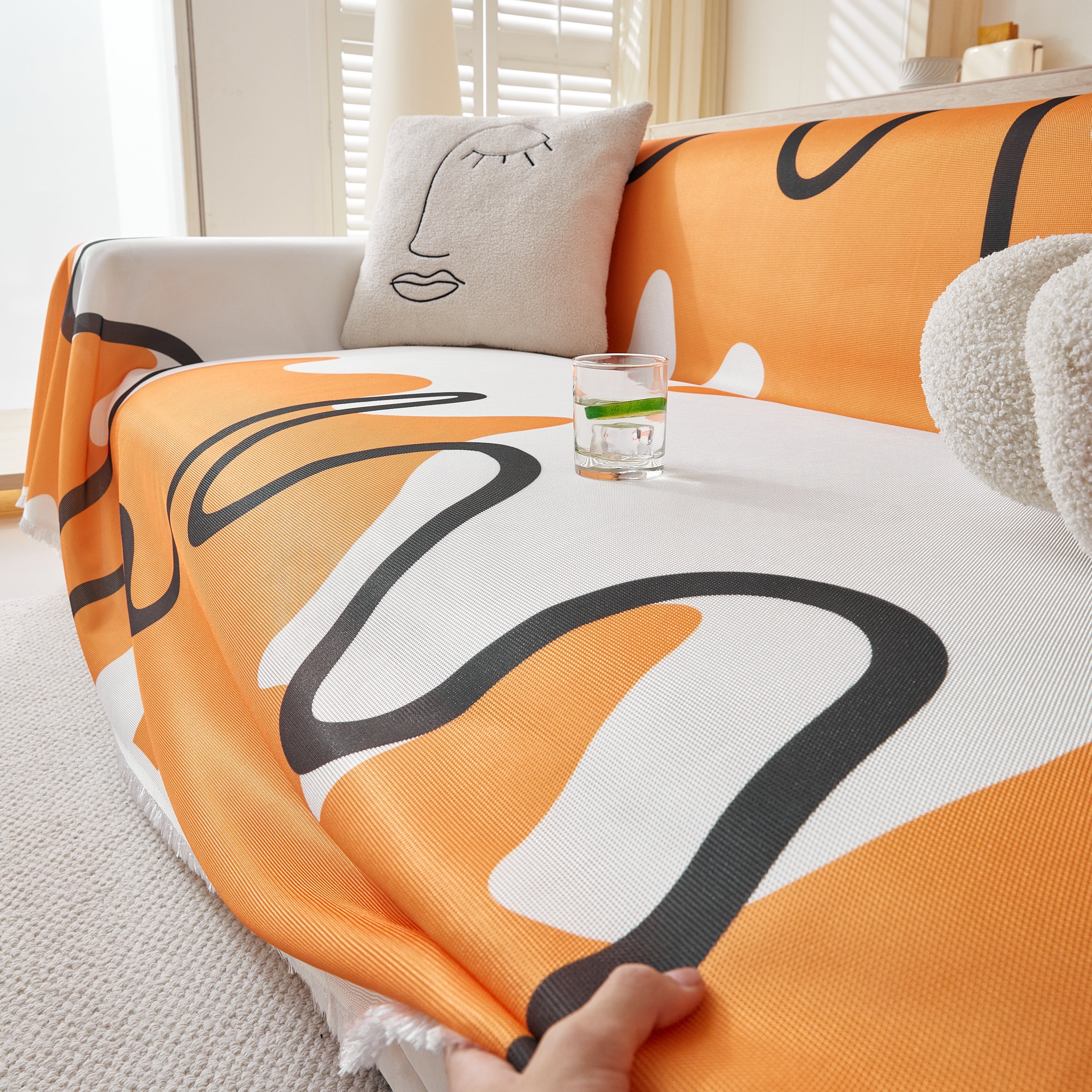 Lightweight Washed Soft Breathable Throw Blanket Perfect For Summer, Great Blanket Layer For Couch
