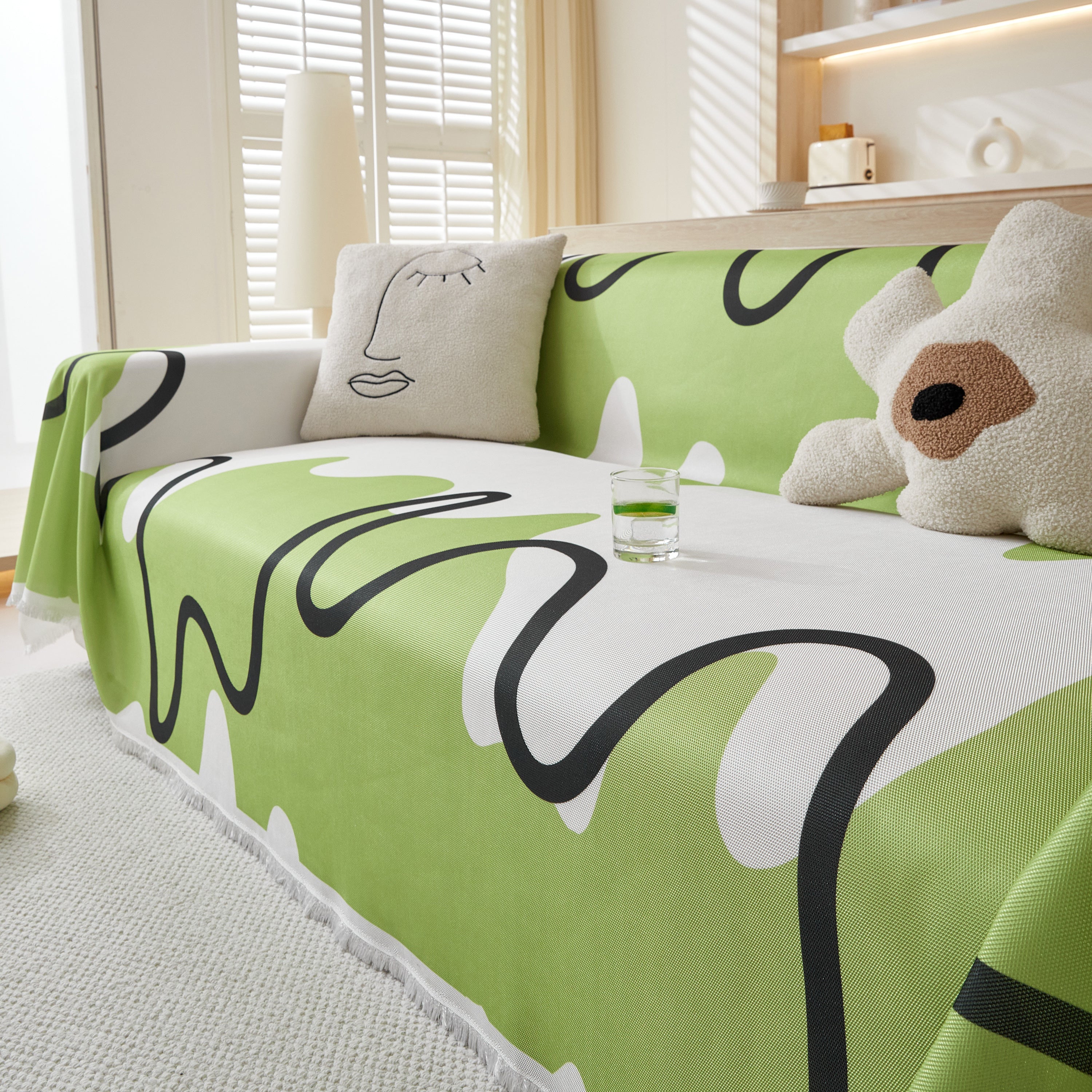 Lightweight Washed Soft Breathable Throw Blanket Perfect For Summer, Great Blanket Layer For Couch