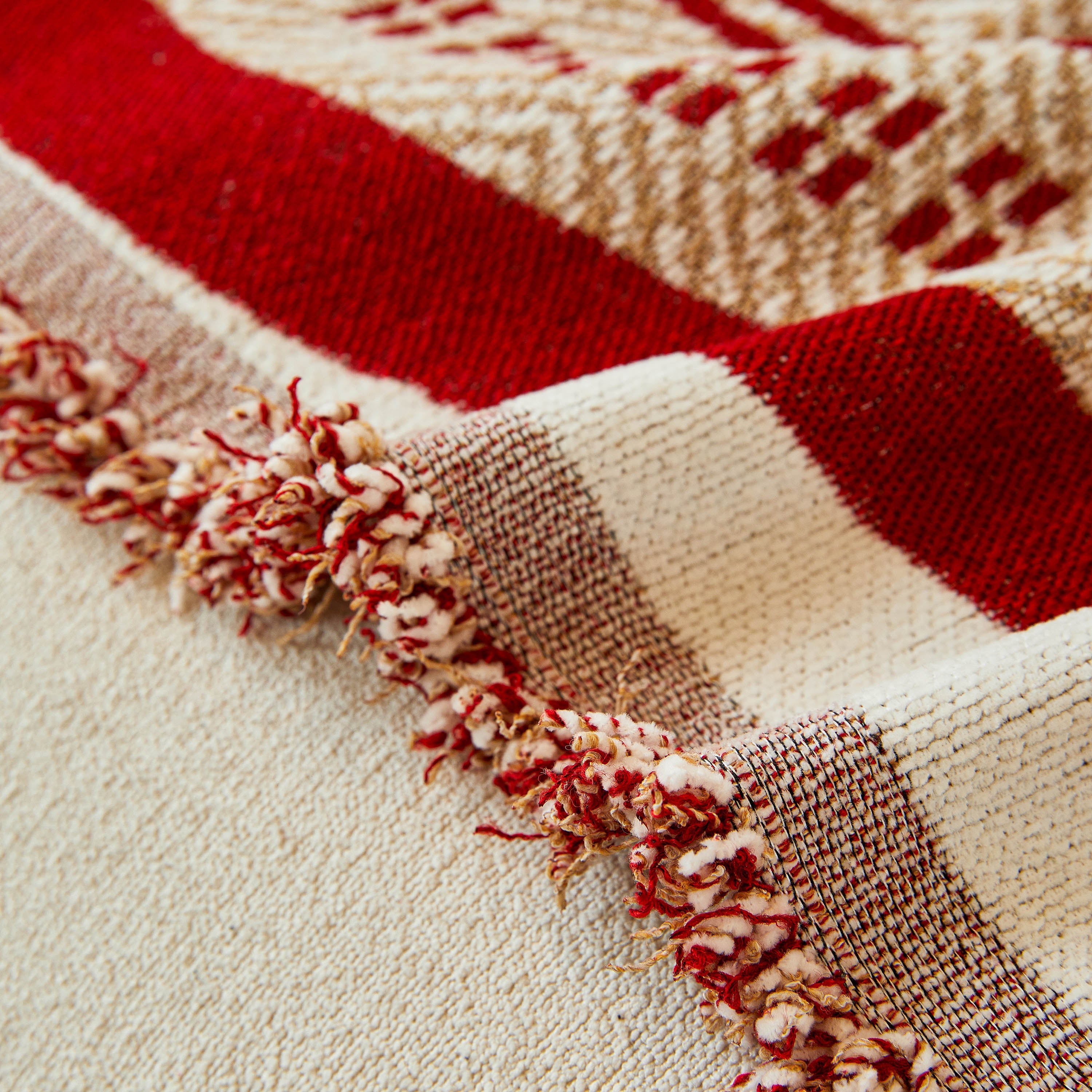 Reversible Herringbone Sofa Cover, 2-in-1 Classic British Throw Blanket For Couch