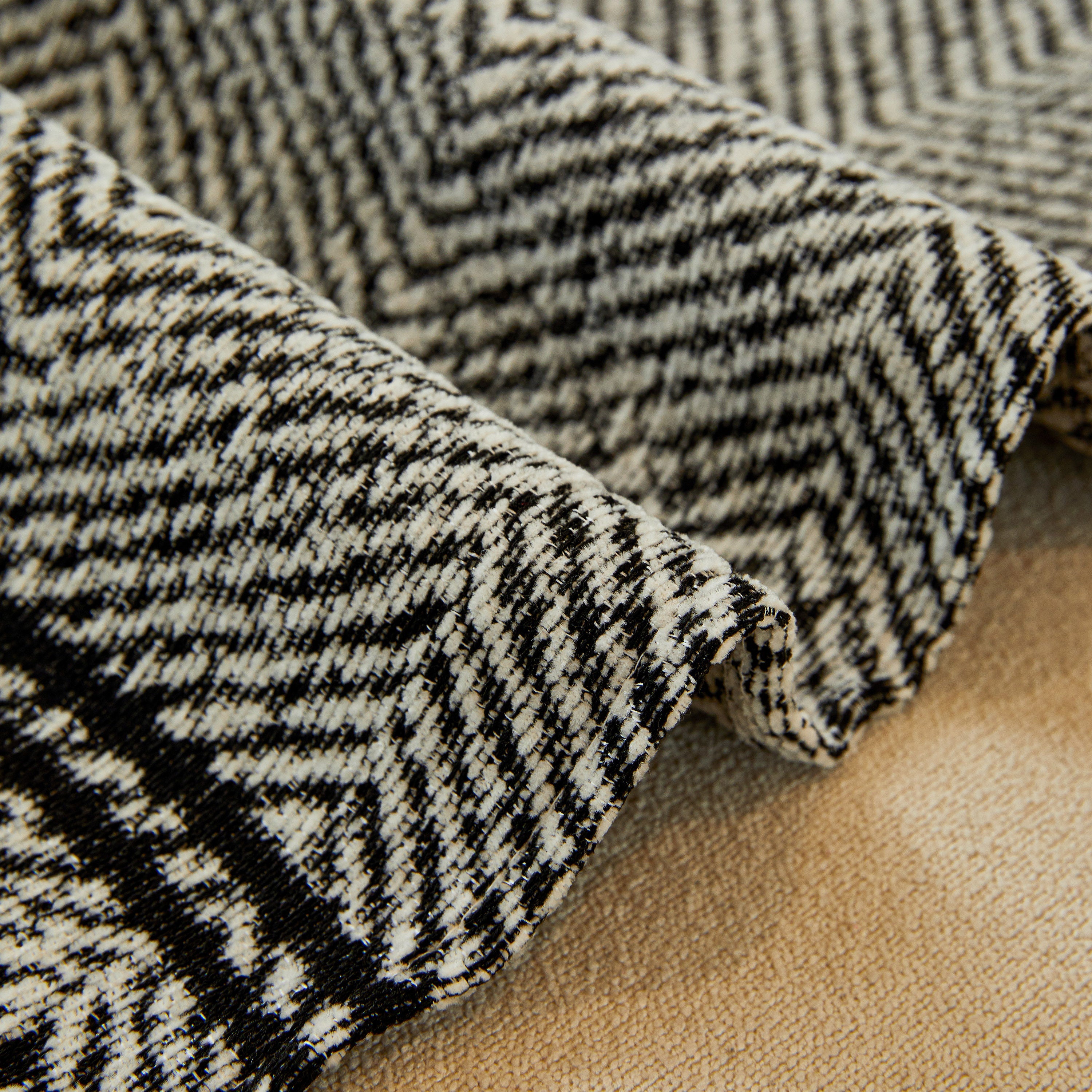 Reversible Herringbone Sofa Cover, 2-in-1 Classic British Throw Blanket For Couch