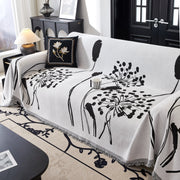 Dandelion Blanket Throw For Sofas Chenille Furniture Couch Cover, Couch Cushion Cover For Kids, Pets