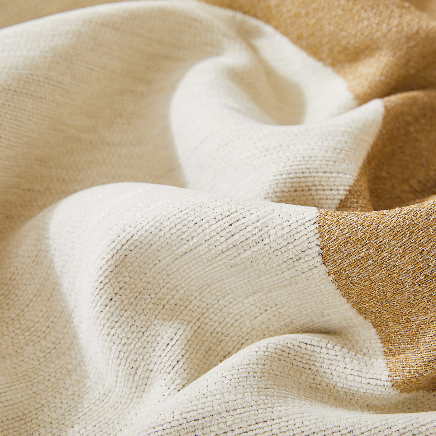 Chenille Minimalist Wavy Sofa Throw Cover, Cozy Blankets For Couch, Machine Washable Couch Protector