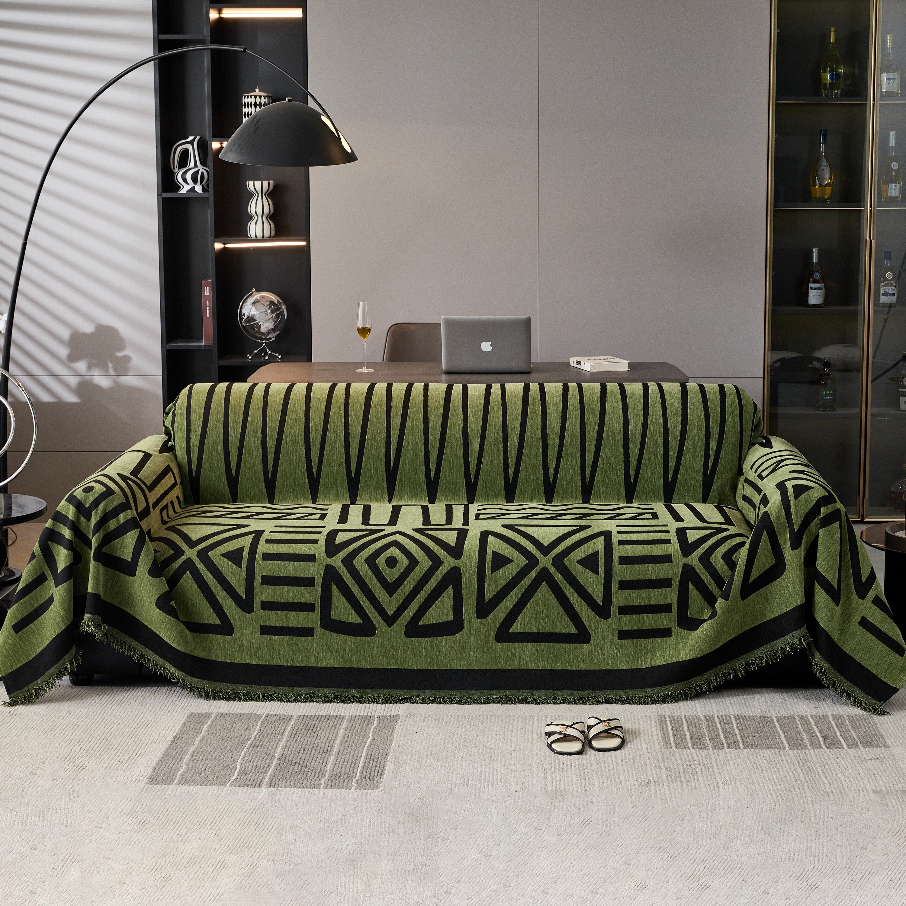 Boho Chenille Sofa Throw Covers Sectional Sofa Couch Cover Sofa Protector Covers