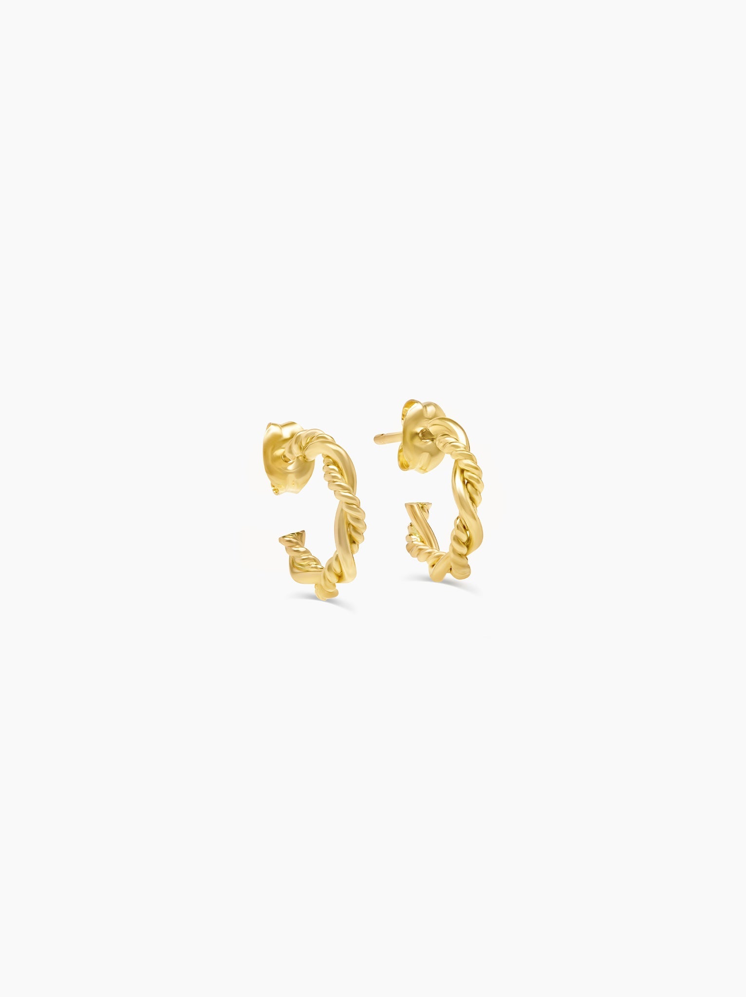 Braided Mini Hoops
