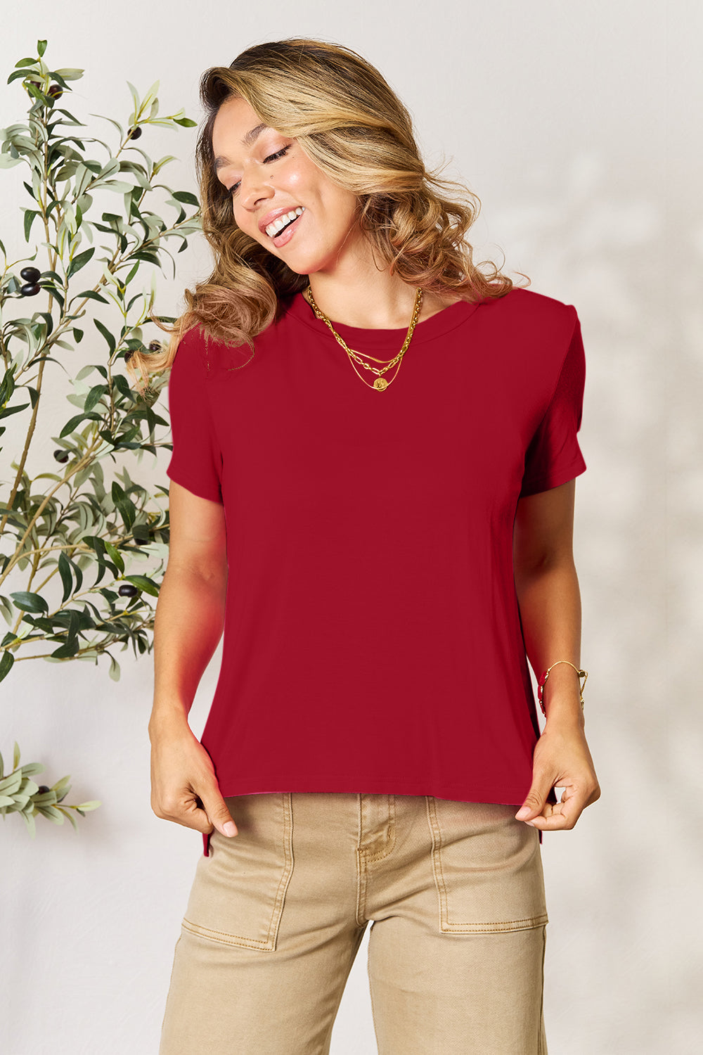 Basic Bae Full Size Round Neck Short Sleeve T-shirt