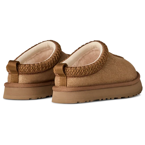 UGG Kids Tazz Dazzle Platform Slipper Chestnut Brown