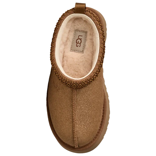 UGG Kids Tazz Dazzle Platform Slipper Chestnut Brown