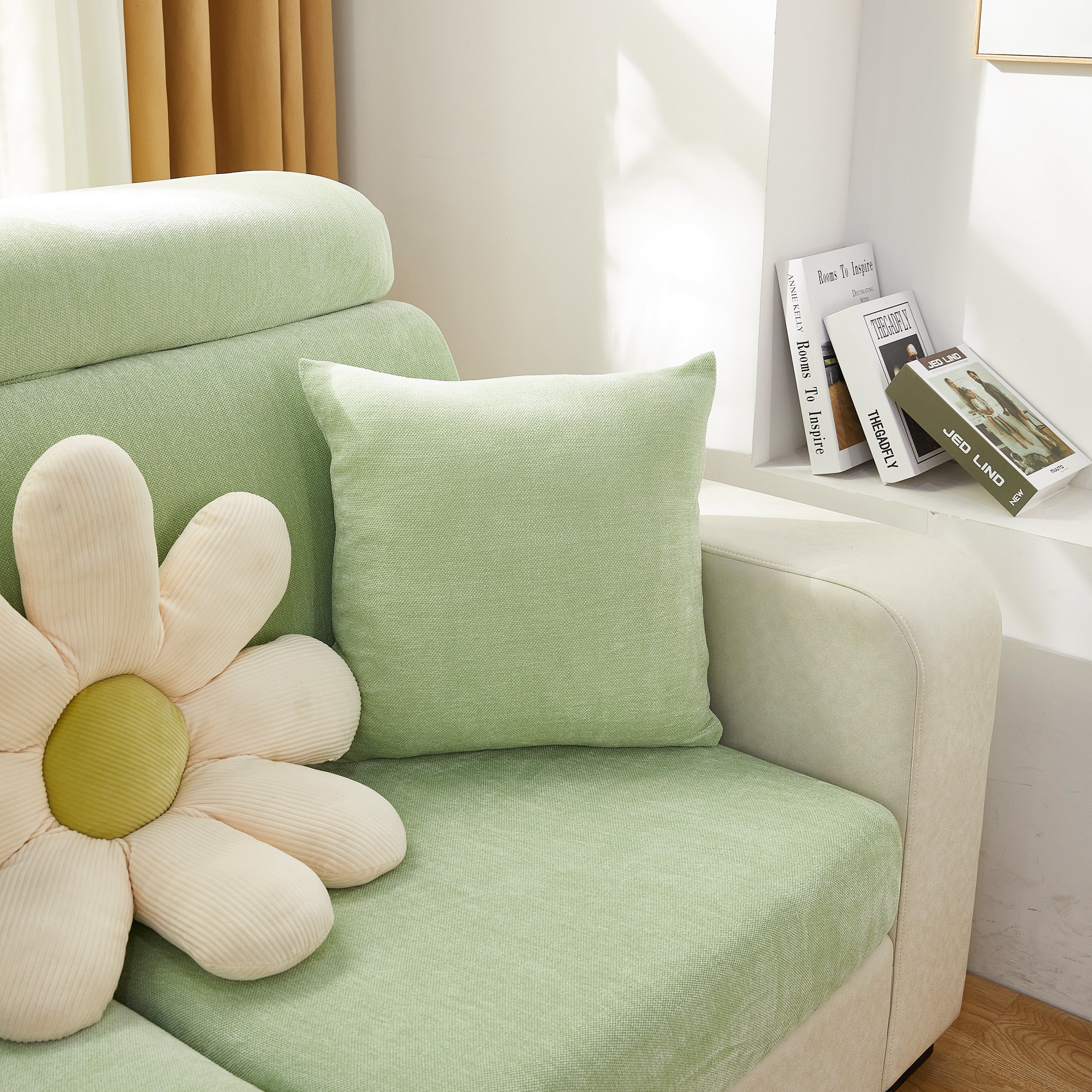 Chenille Cushion Covers For 1/2/3/4 Seater Sofas And L-shaped Couches, Furniture Covers For Pets