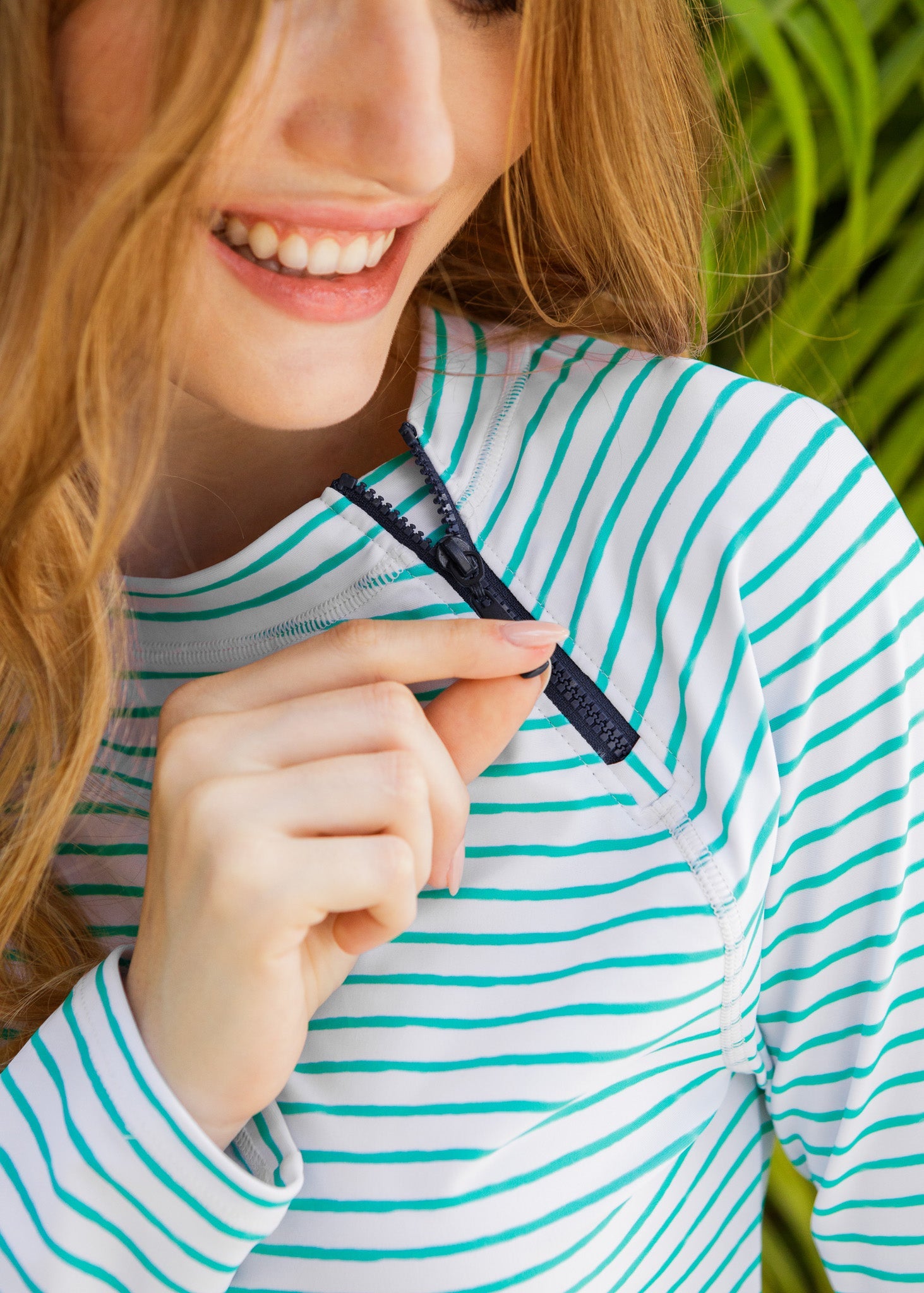 Flora Zipper Rashguard