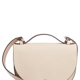 Treasure & Bond Parker Leather Saddle Crossbody Bag Beige
