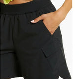 Zella Women's Black Getaway Bermuda Shorts Size Small
