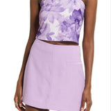 Open Edit Medium Size Tube Top in Purple Moss Bloom from Nordstrom
