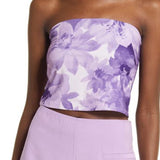 Open Edit Medium Size Tube Top in Purple Moss Bloom from Nordstrom