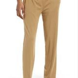Open Edit Cotton Blend Tapered Pajama Pants In Tan Lead Size X-Large