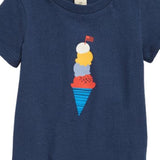 Tucker + Tate Graphic Tee In Navy Denim Summer Treat At Nordstrom Size 9M