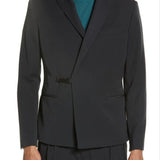 Open Edit 40R Black Double Breasted Sport Coat
