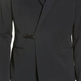 Open Edit 40R Black Double Breasted Sport Coat