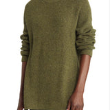 BP. Oversize Crewneck Sweater in Olive Dark , Size Medium