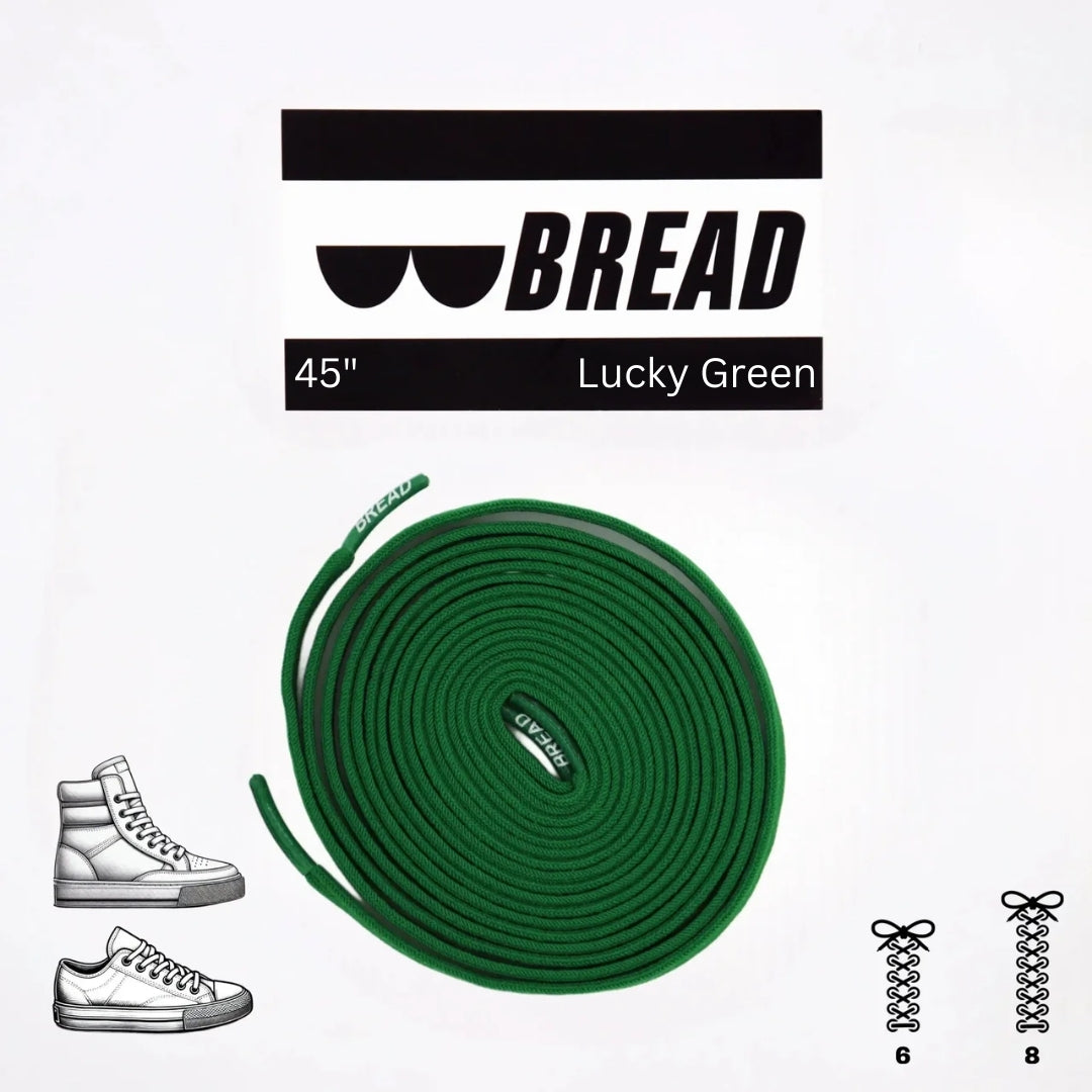 Lucky Green Elastic Shoelaces