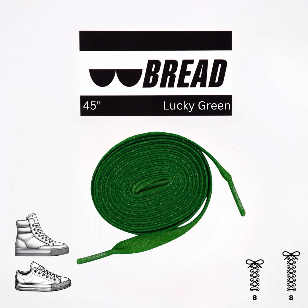 Lucky Green Elastic Shoelaces