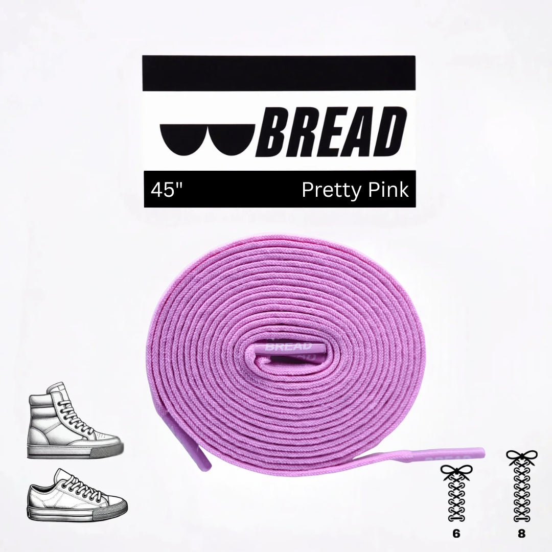 Pretty Pink Elastic Shoelaces