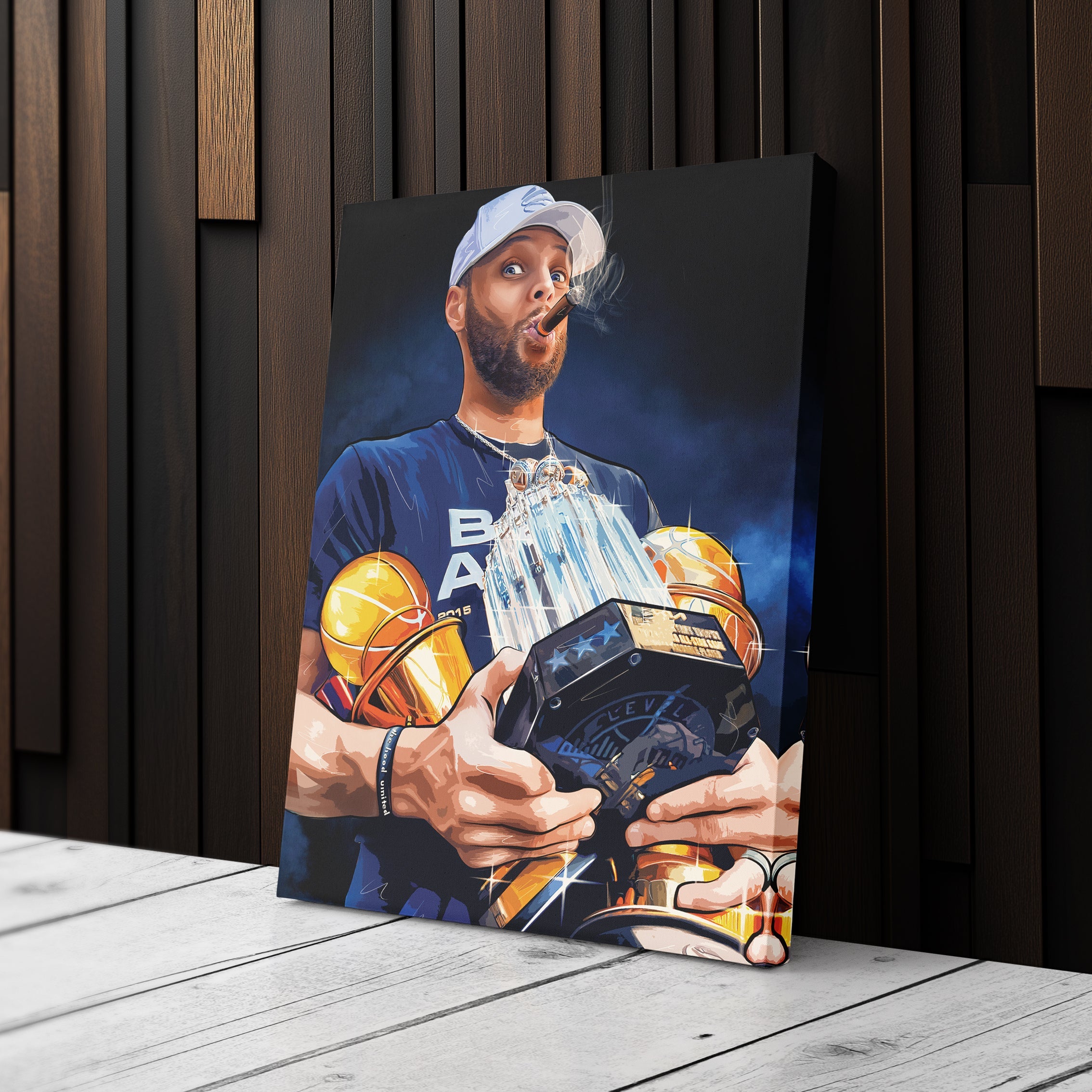 Stephen Curry Canvas NBA Wall Art For Kids Decor