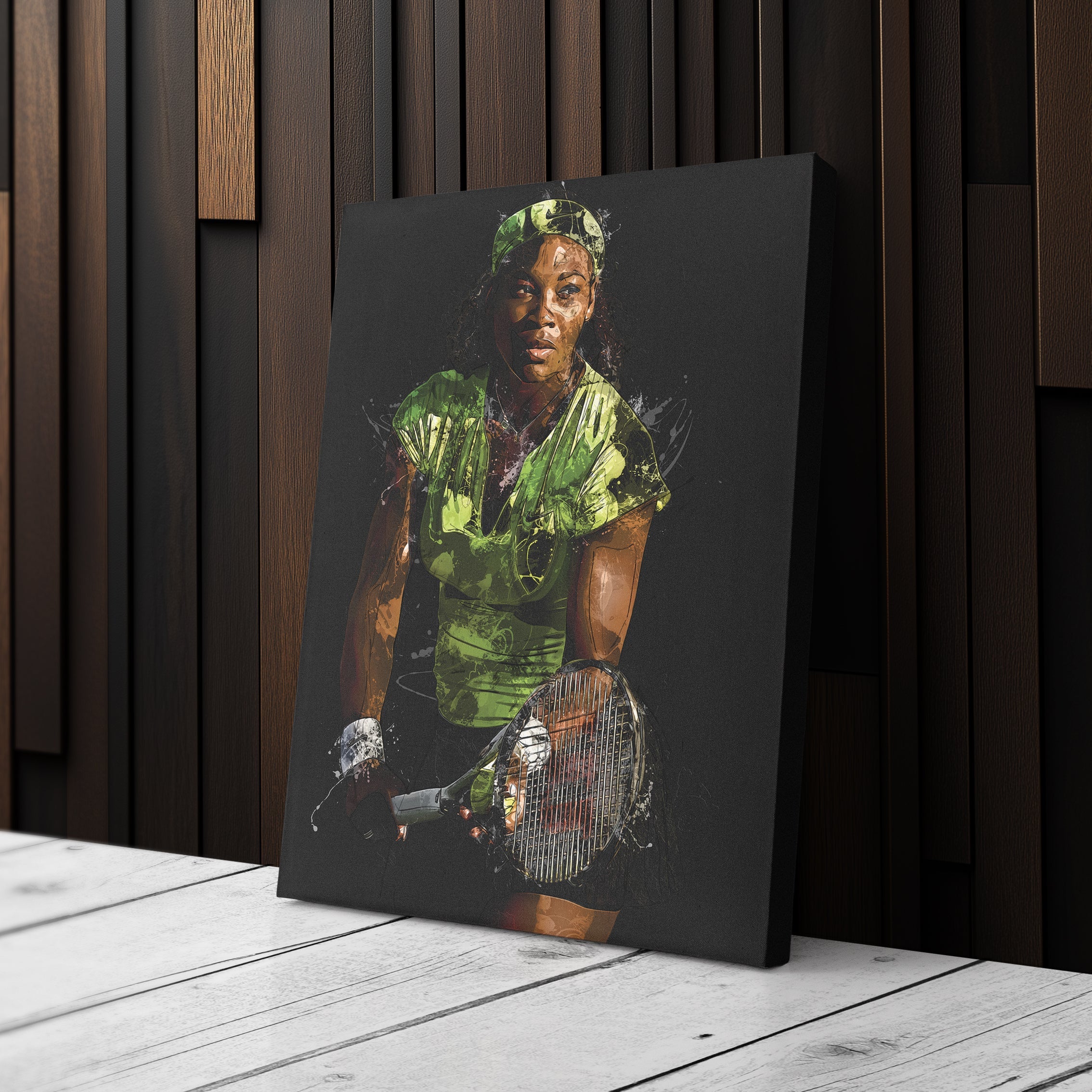 Serena Williams Canvas Art Tennis Legend Wall Decor