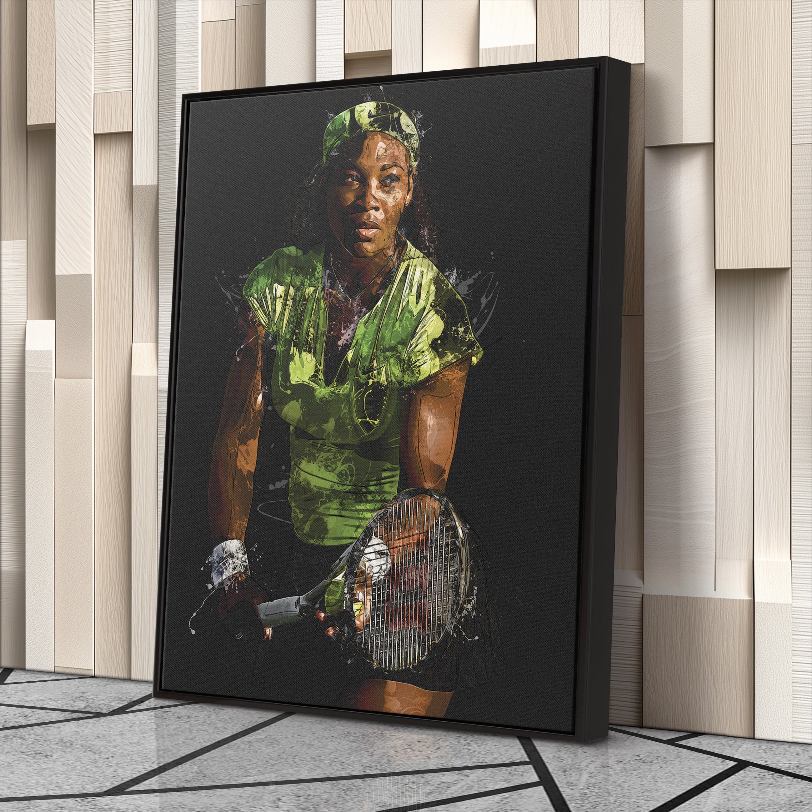Serena Williams Canvas Art Tennis Legend Wall Decor
