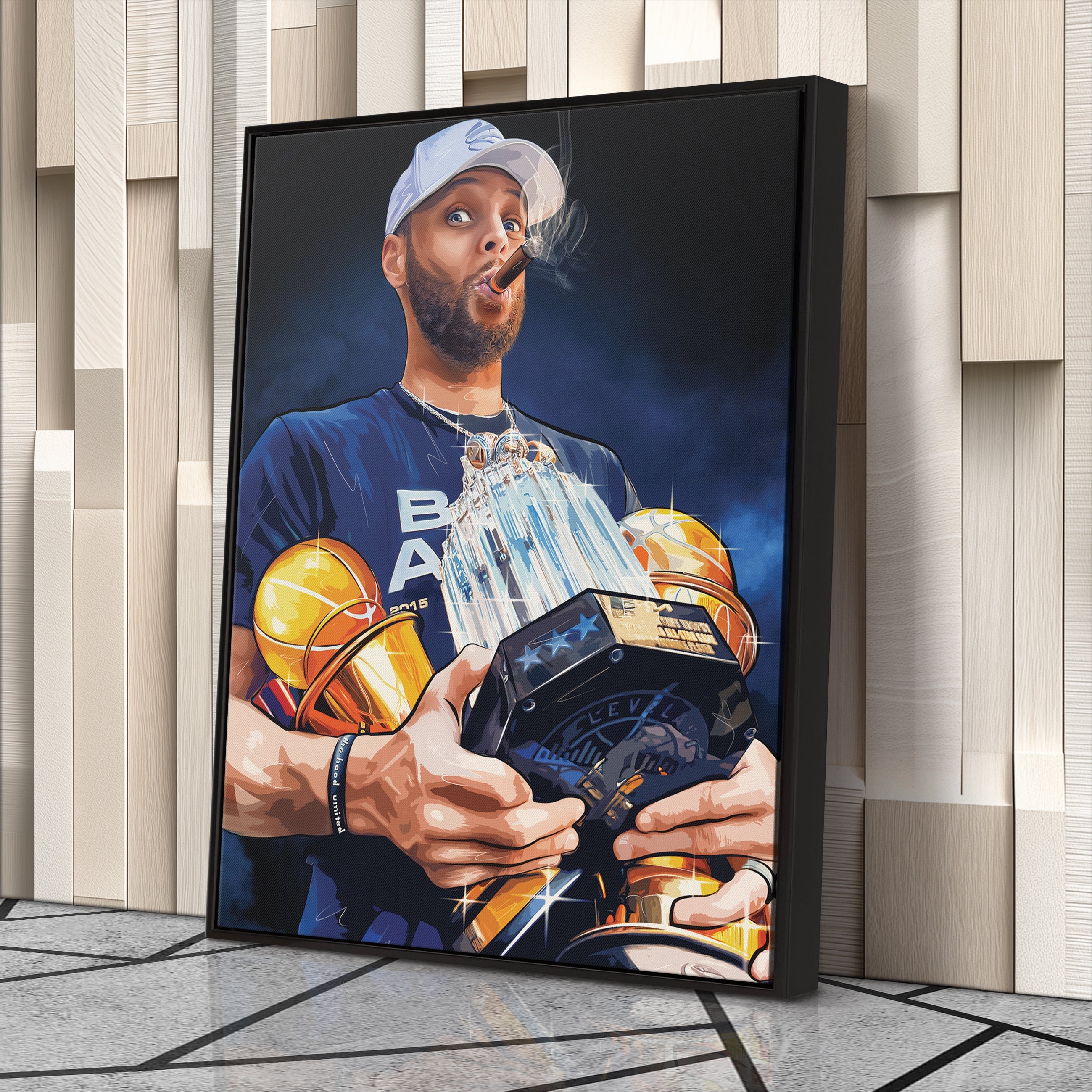 Stephen Curry Canvas NBA Wall Art For Kids Decor