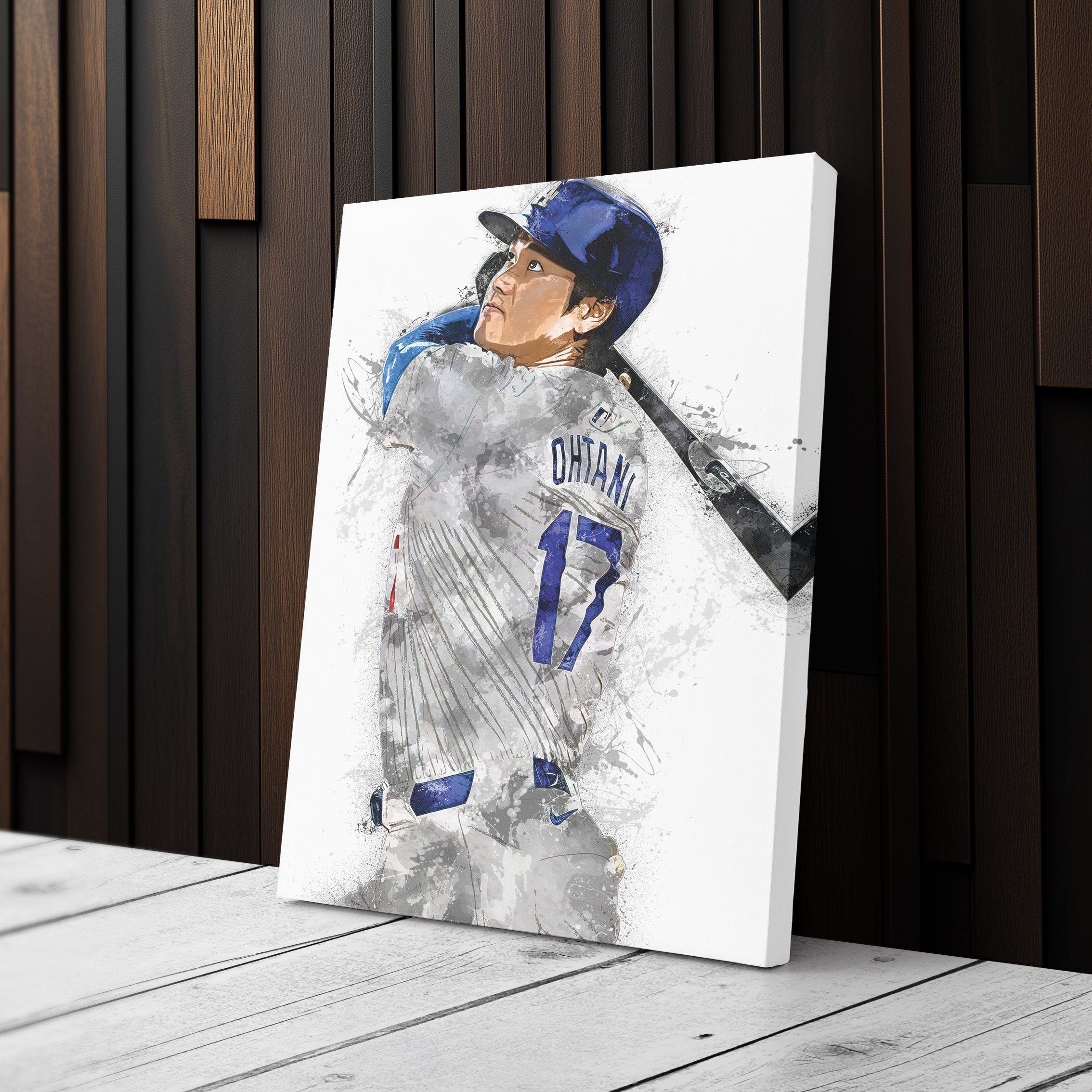 Shohei Ohtani Canvas Art Los Angeles Dodgers Wall Decor