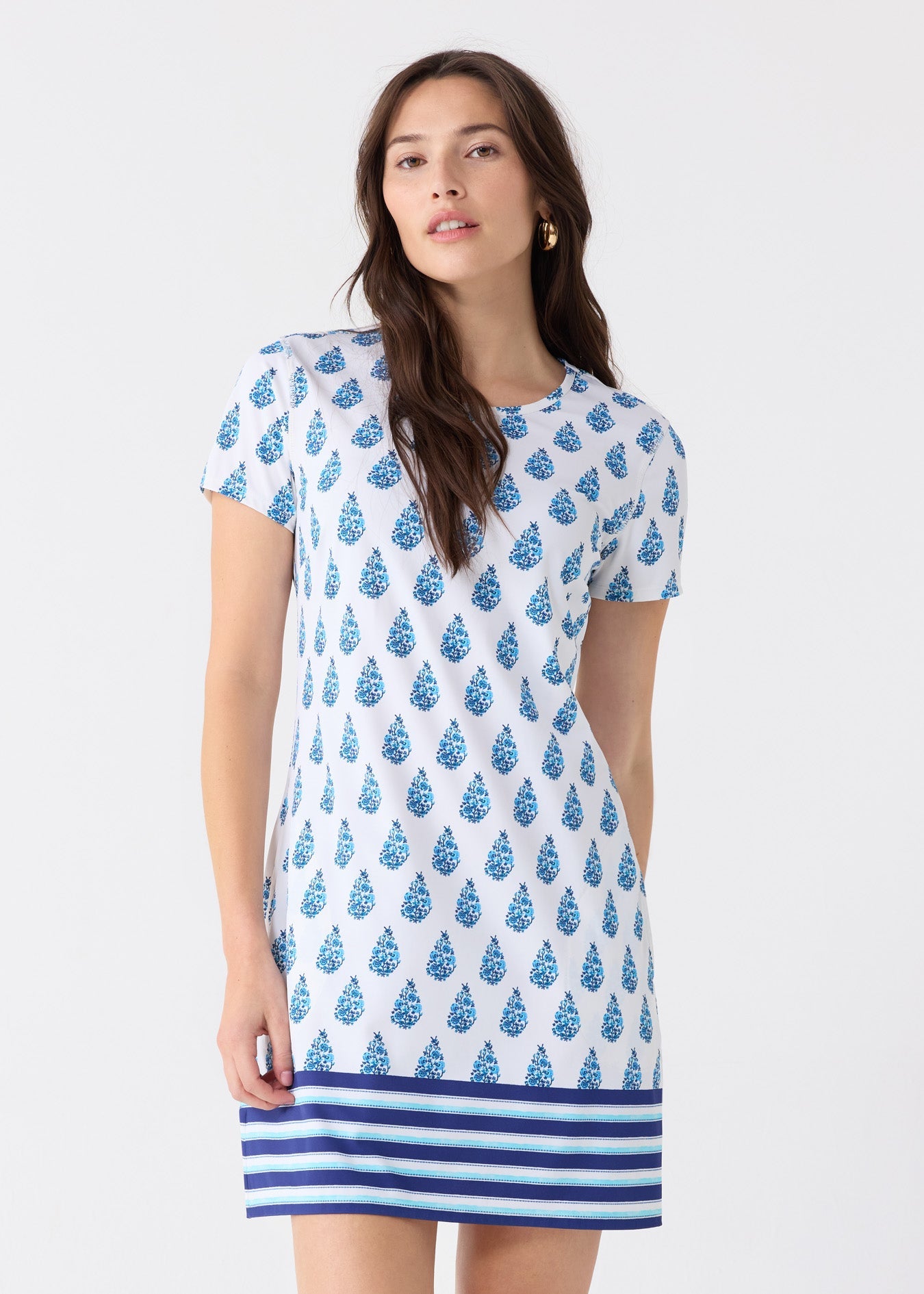 Delray Short Sleeve Shift Dress | Includes Plus Size