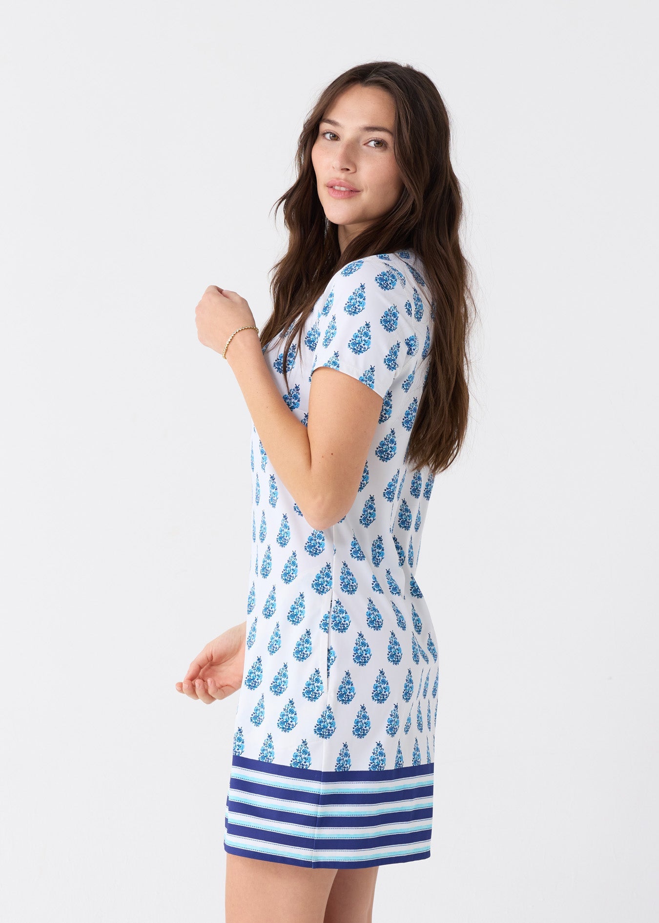 Delray Short Sleeve Shift Dress | Includes Plus Size