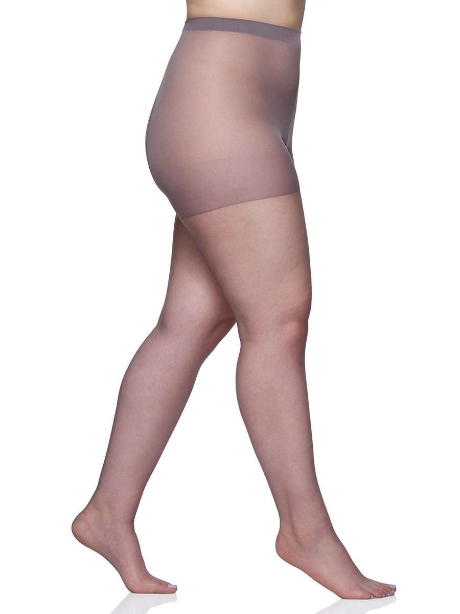 Queen Ultra Sheer Non-control Top Pantyhose With Sandalfoot Toe