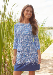 Seaside Floral Cabana Shift Dress | Includes Plus Size