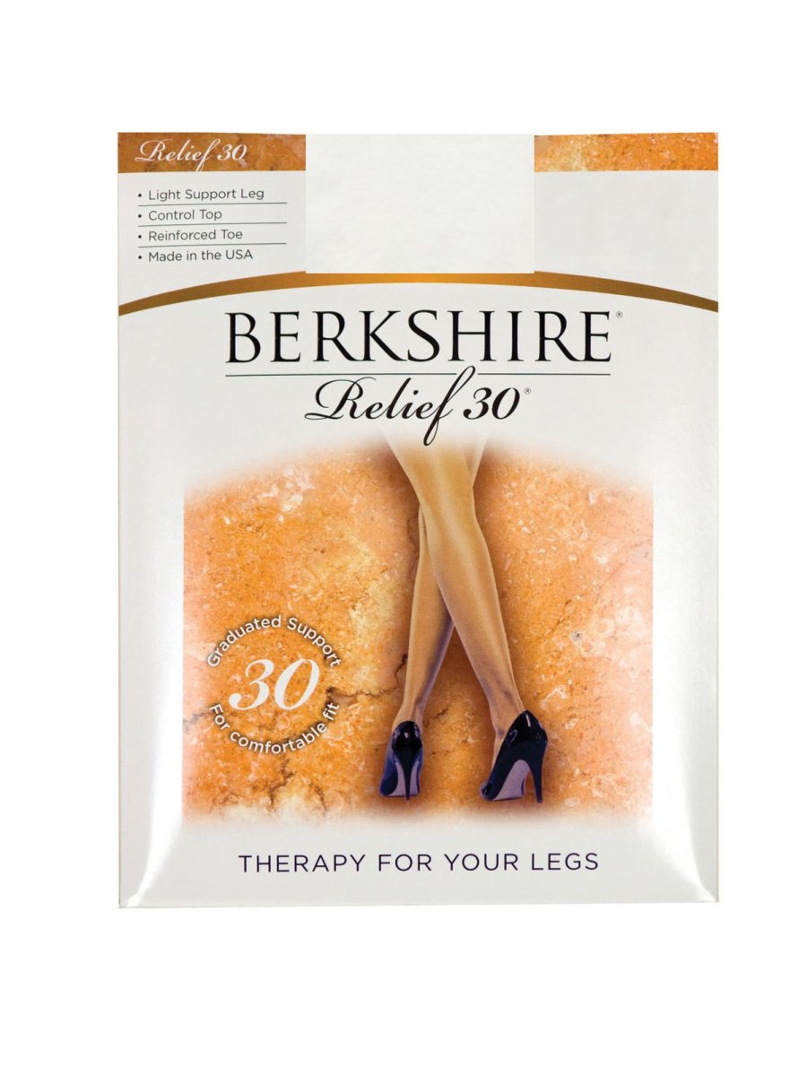 Silky Sheer Light Support Graduated Compression Leg Pantyhose With Reinforced Toe